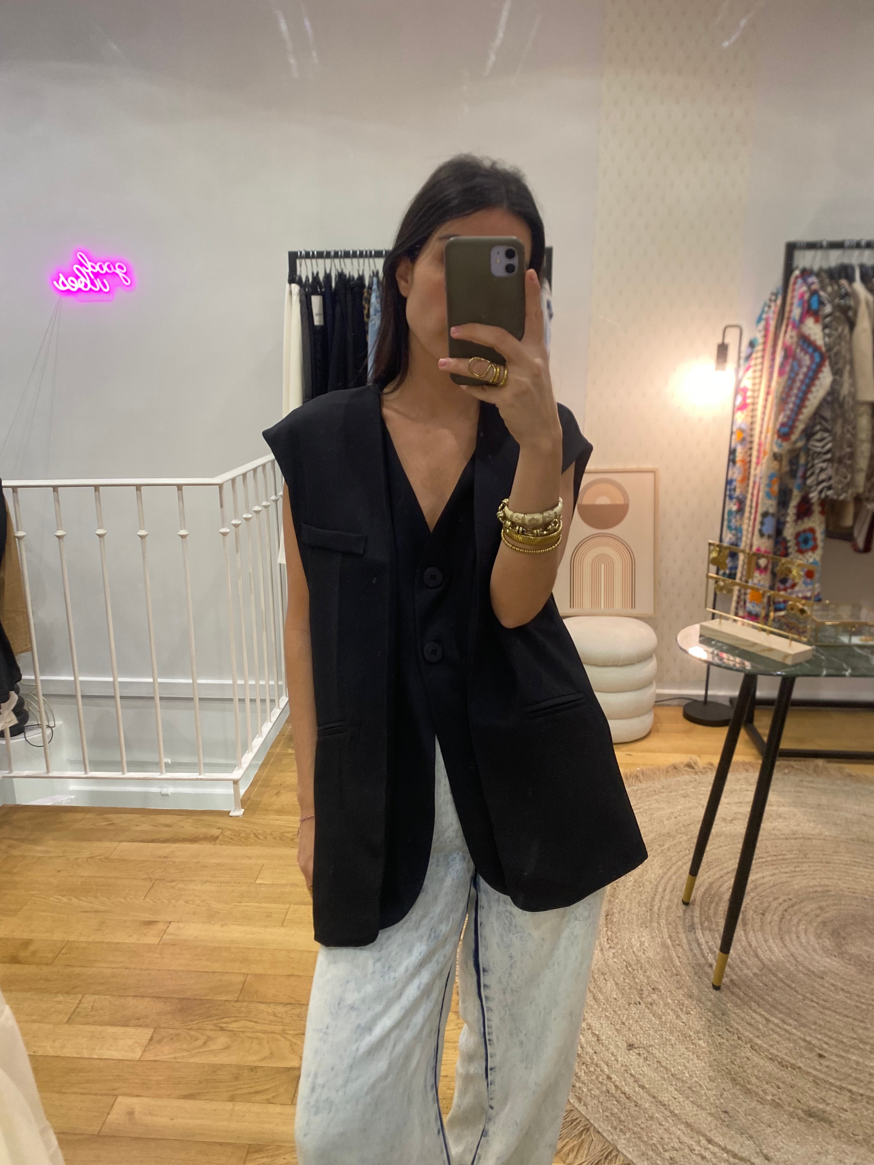 Veste « Liza » noir