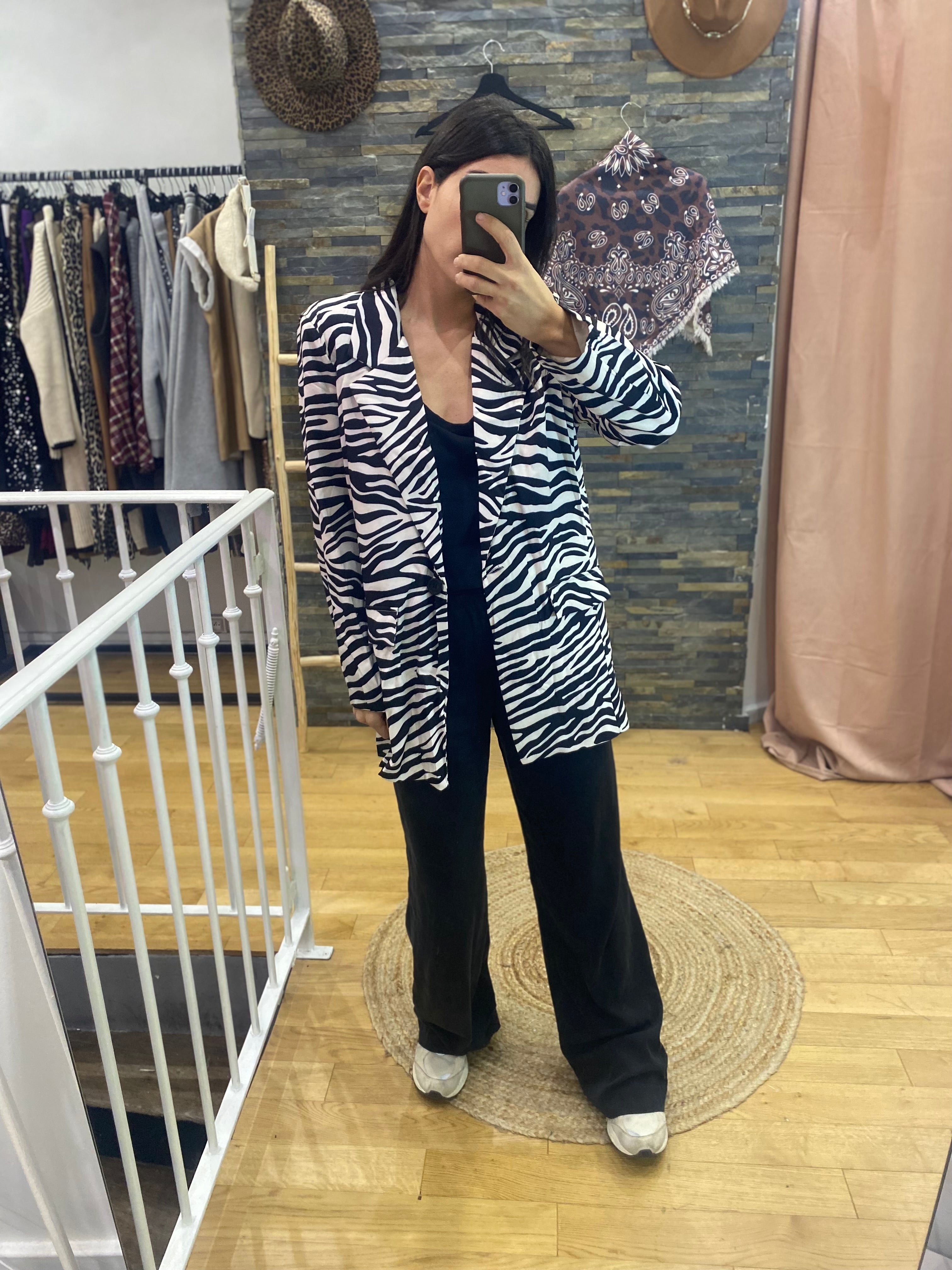 Veste « Lou » zèbre