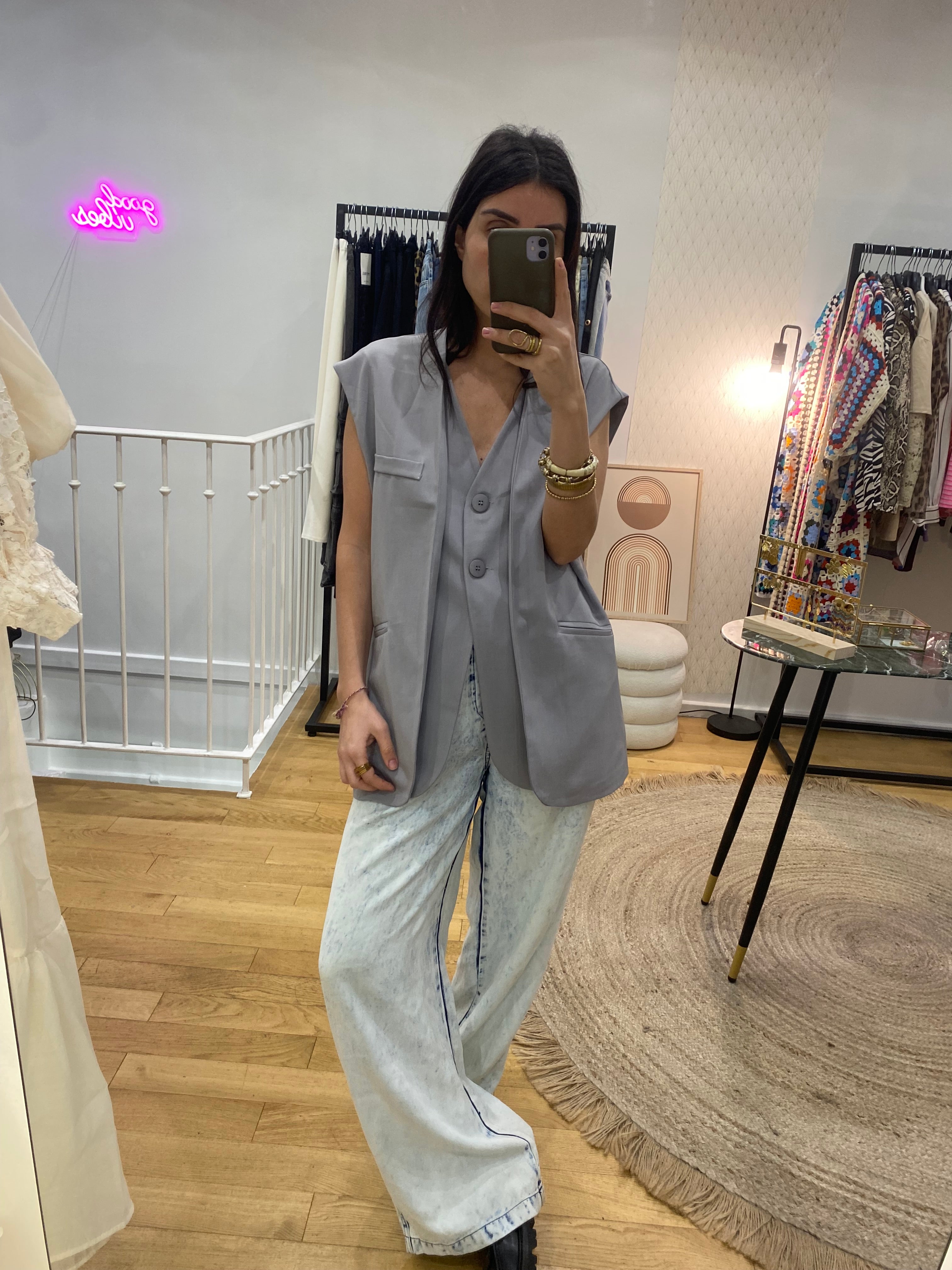 Veste « Liza » grise