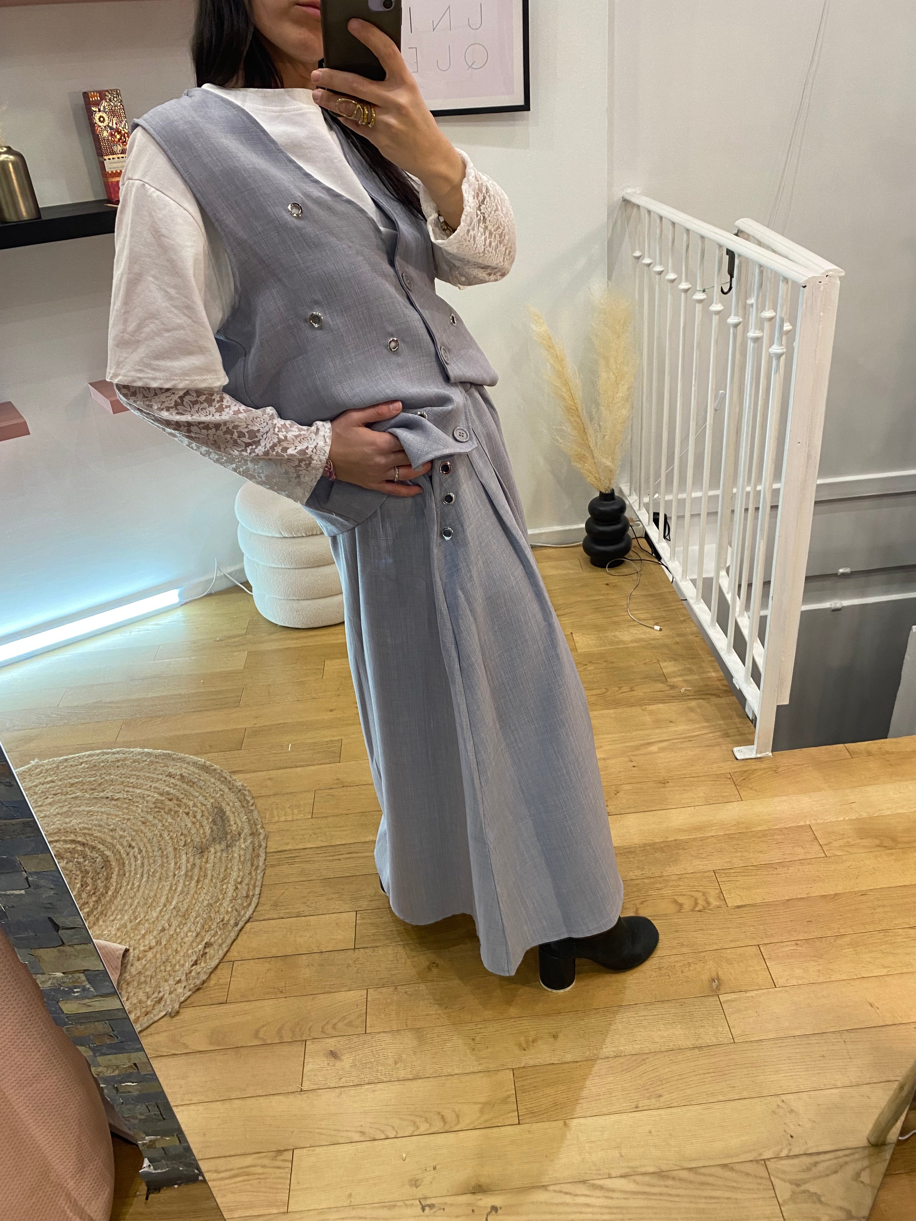 Veste « perla » grise