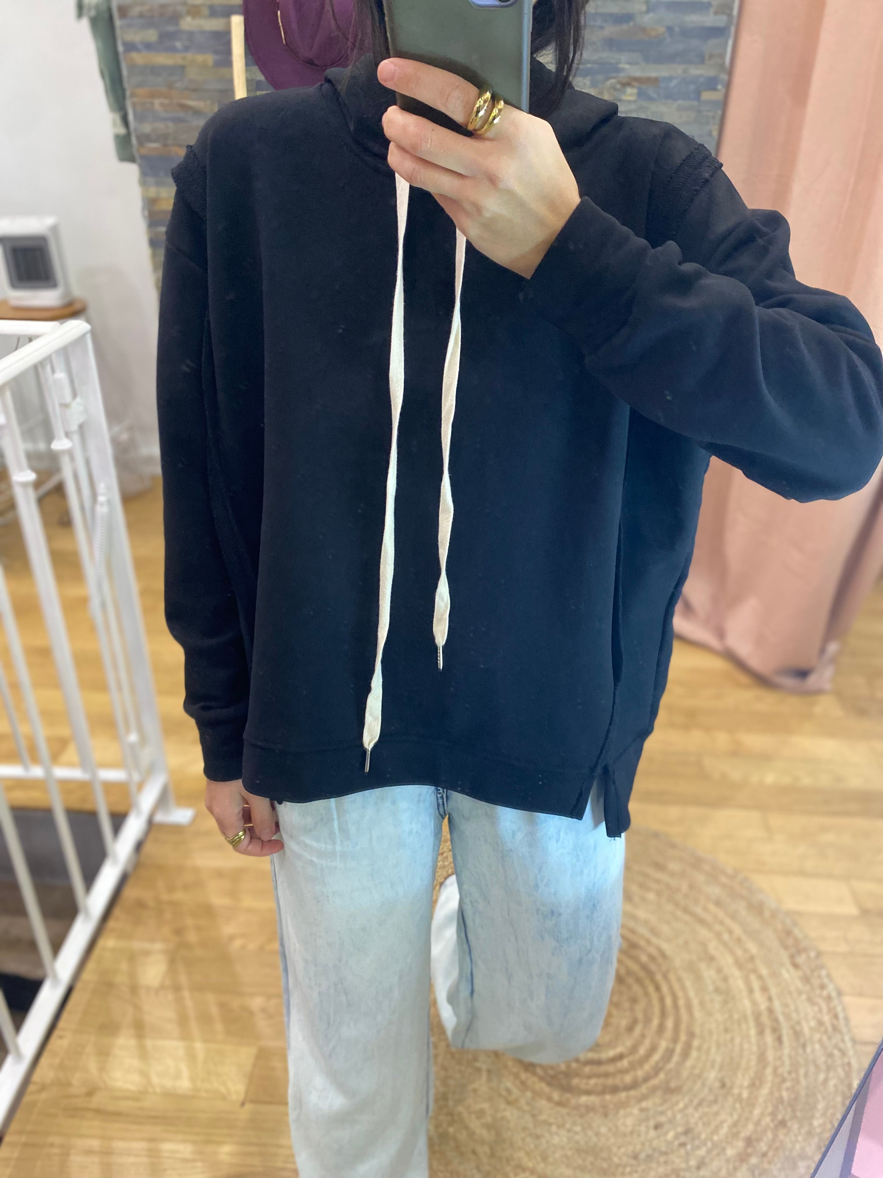 Sweat « Ilona » noir