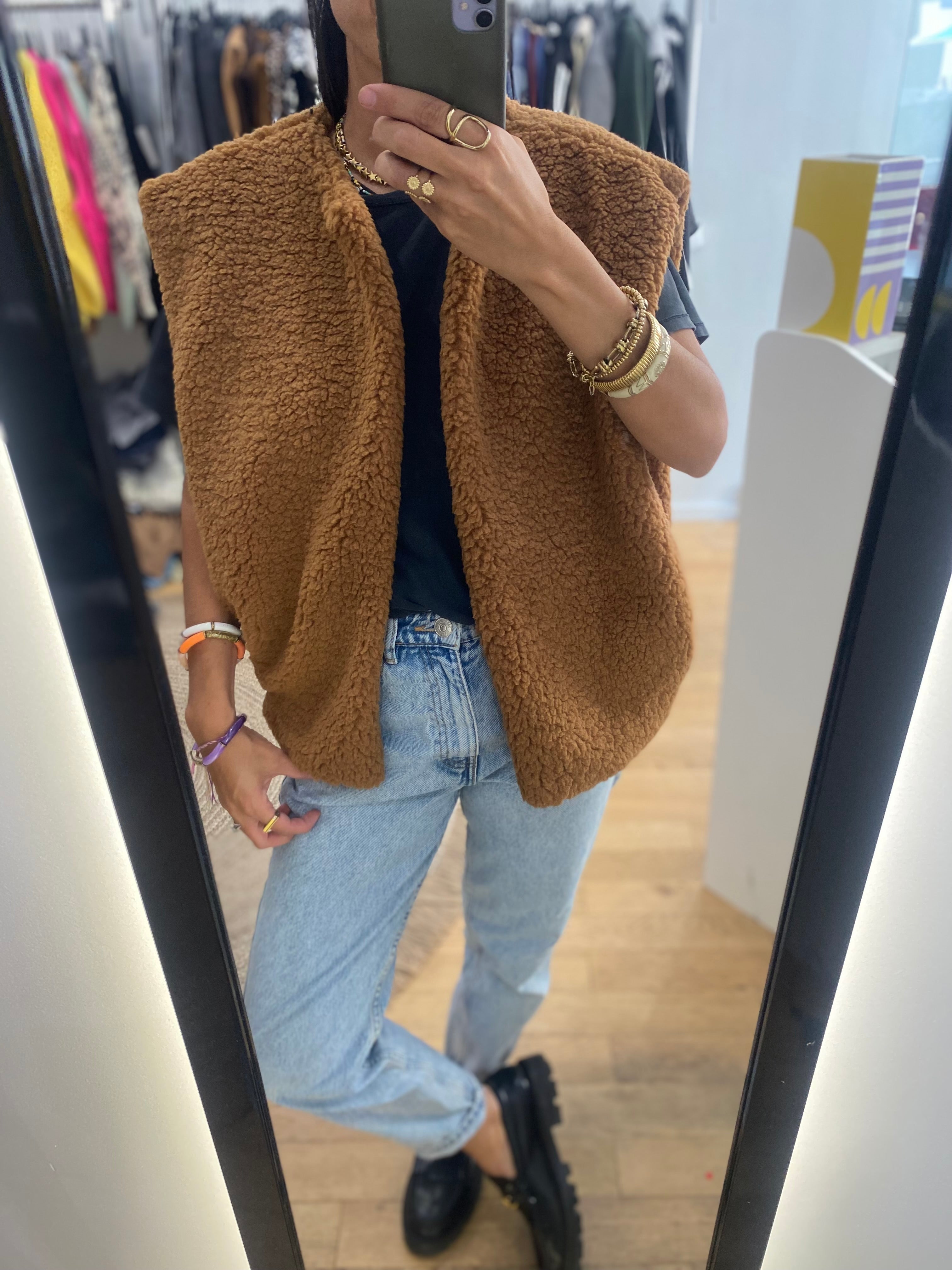 Veste  « ornella » camel