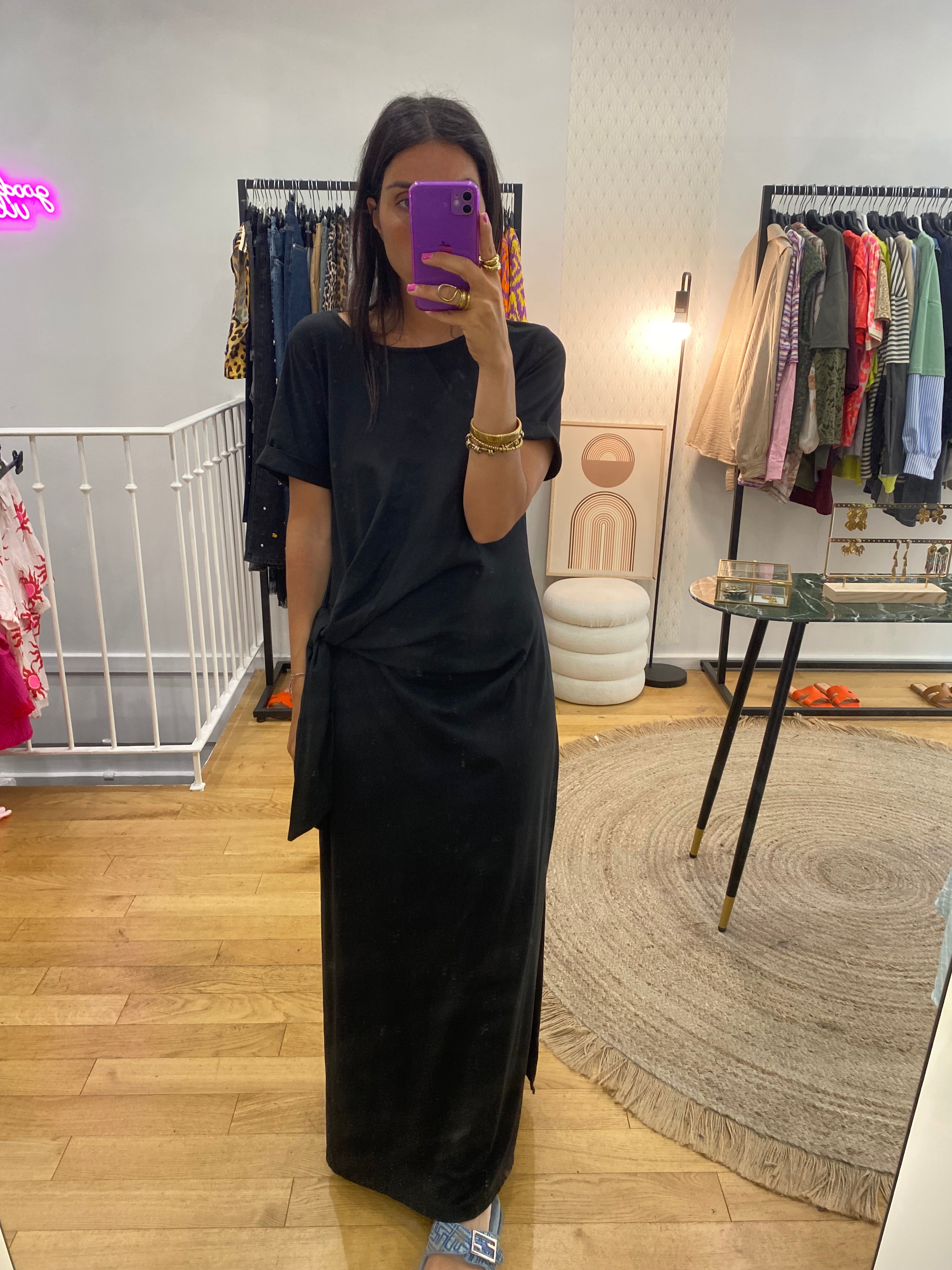 Robe noeud noir
