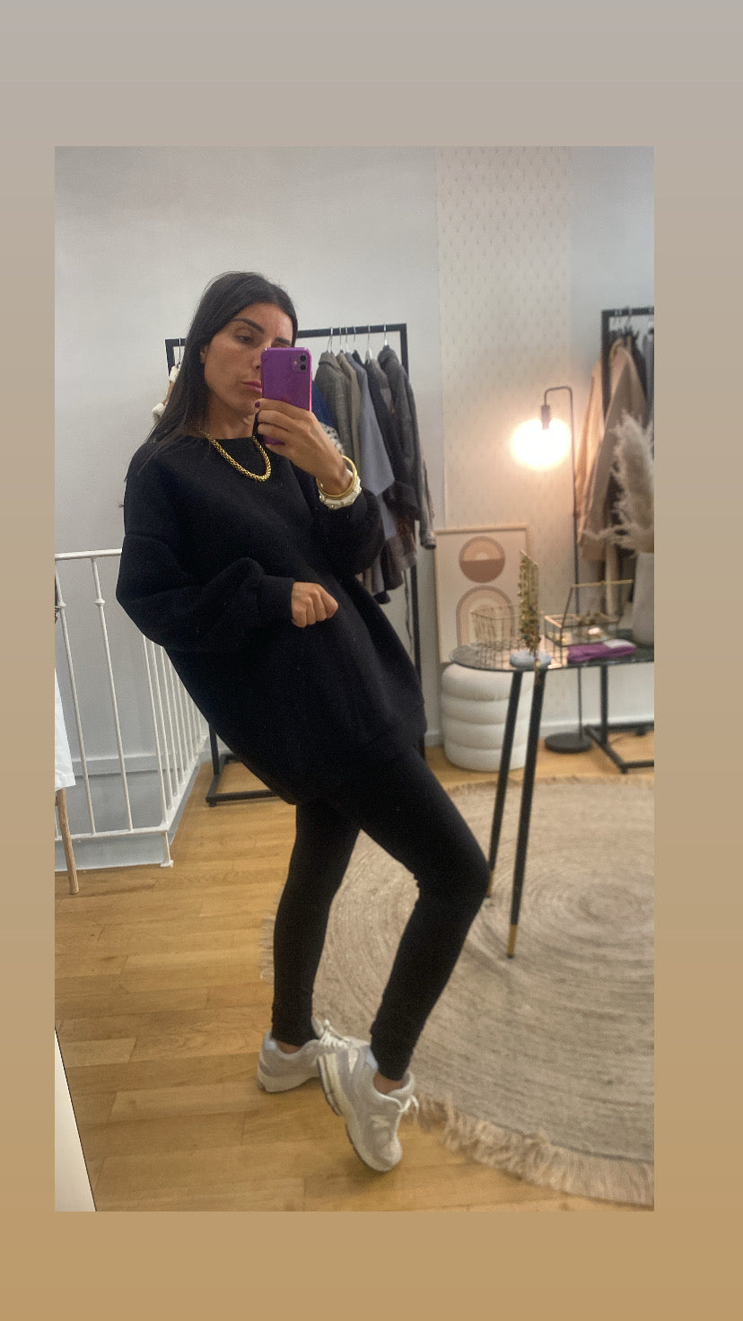 Ensemble legging « Cindy » noir