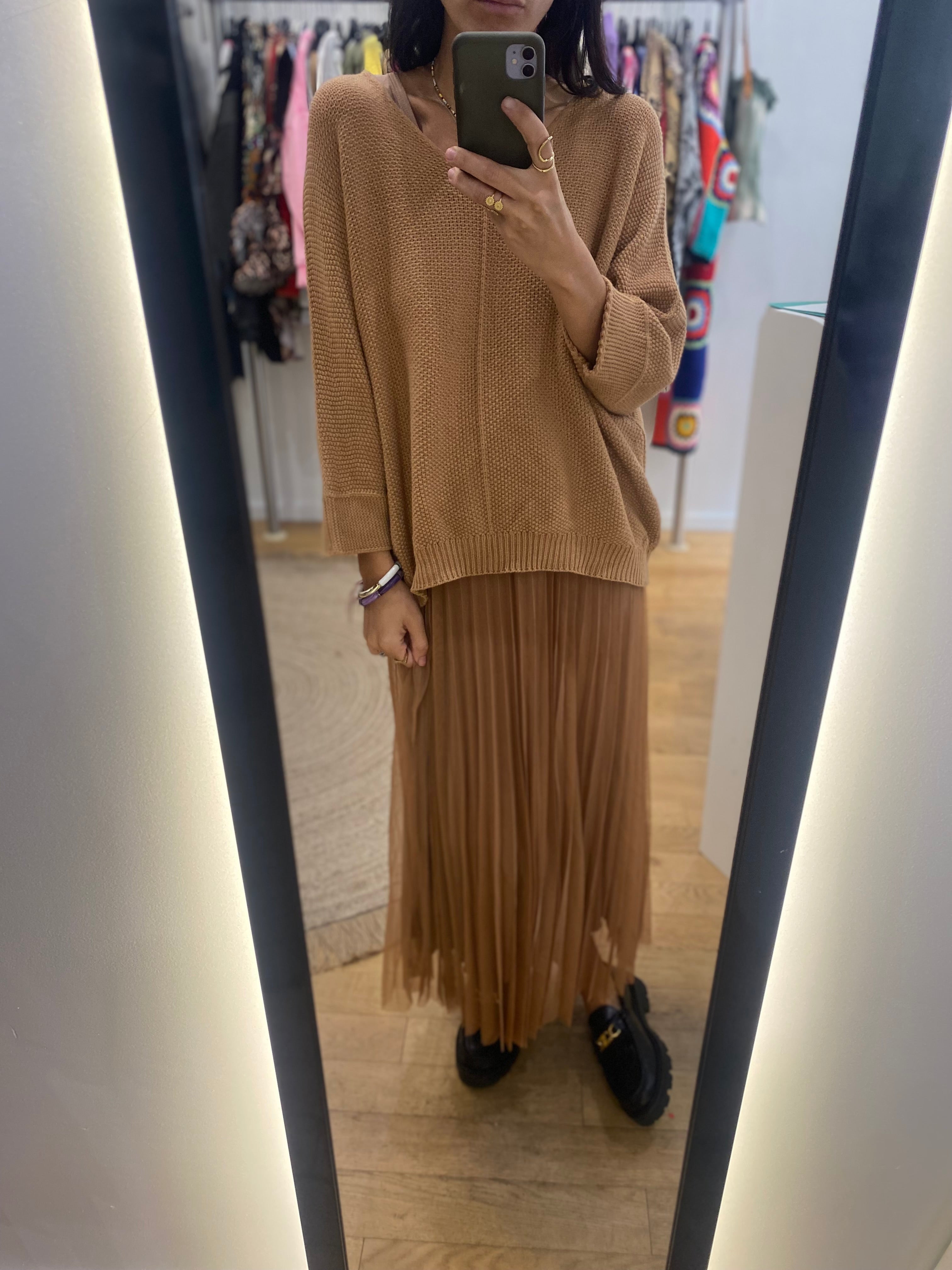 Robe 2 en 1 « Tali » camel