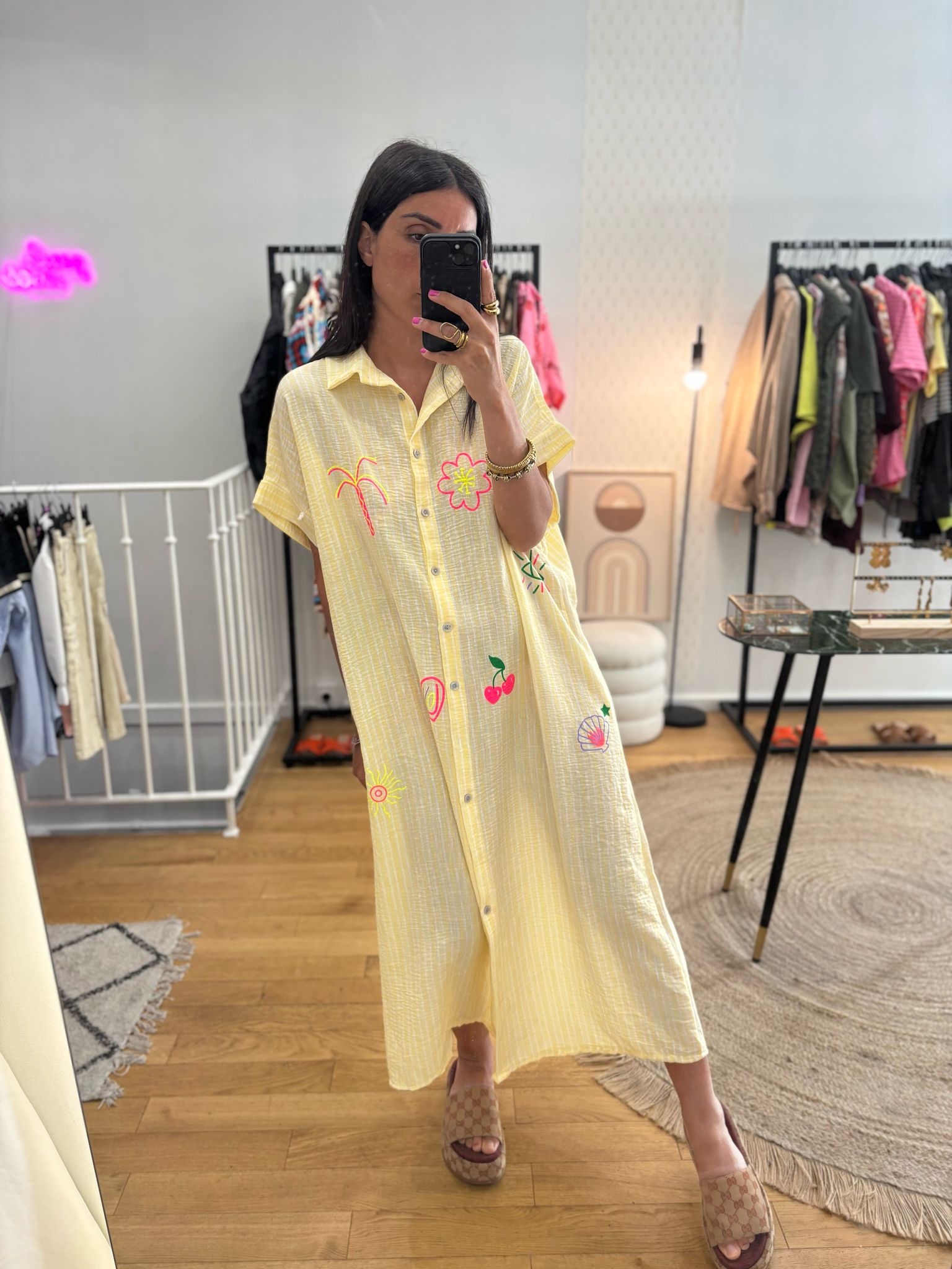 Robe « Lennie » jaune