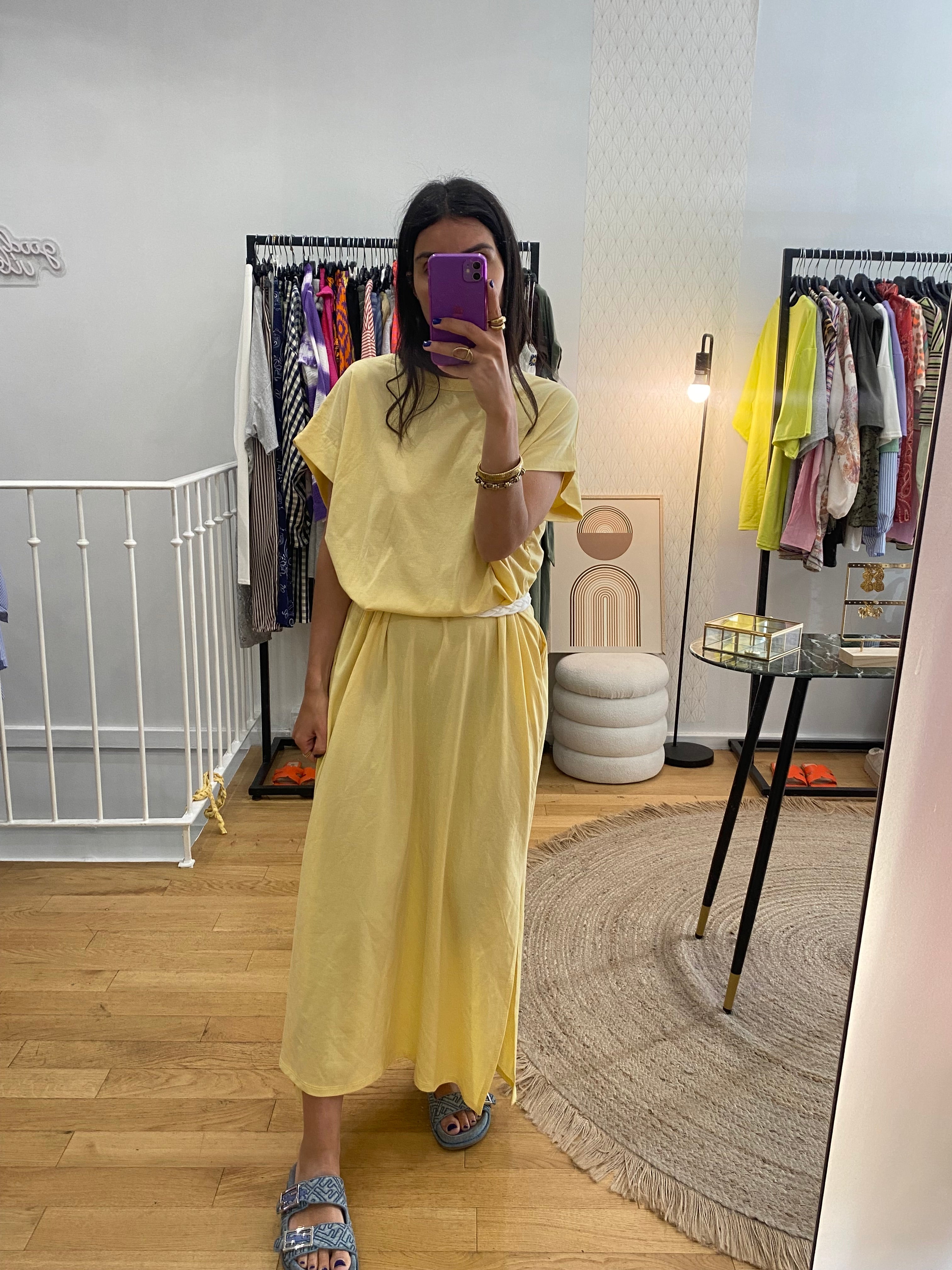 Robe « Ely » jaune