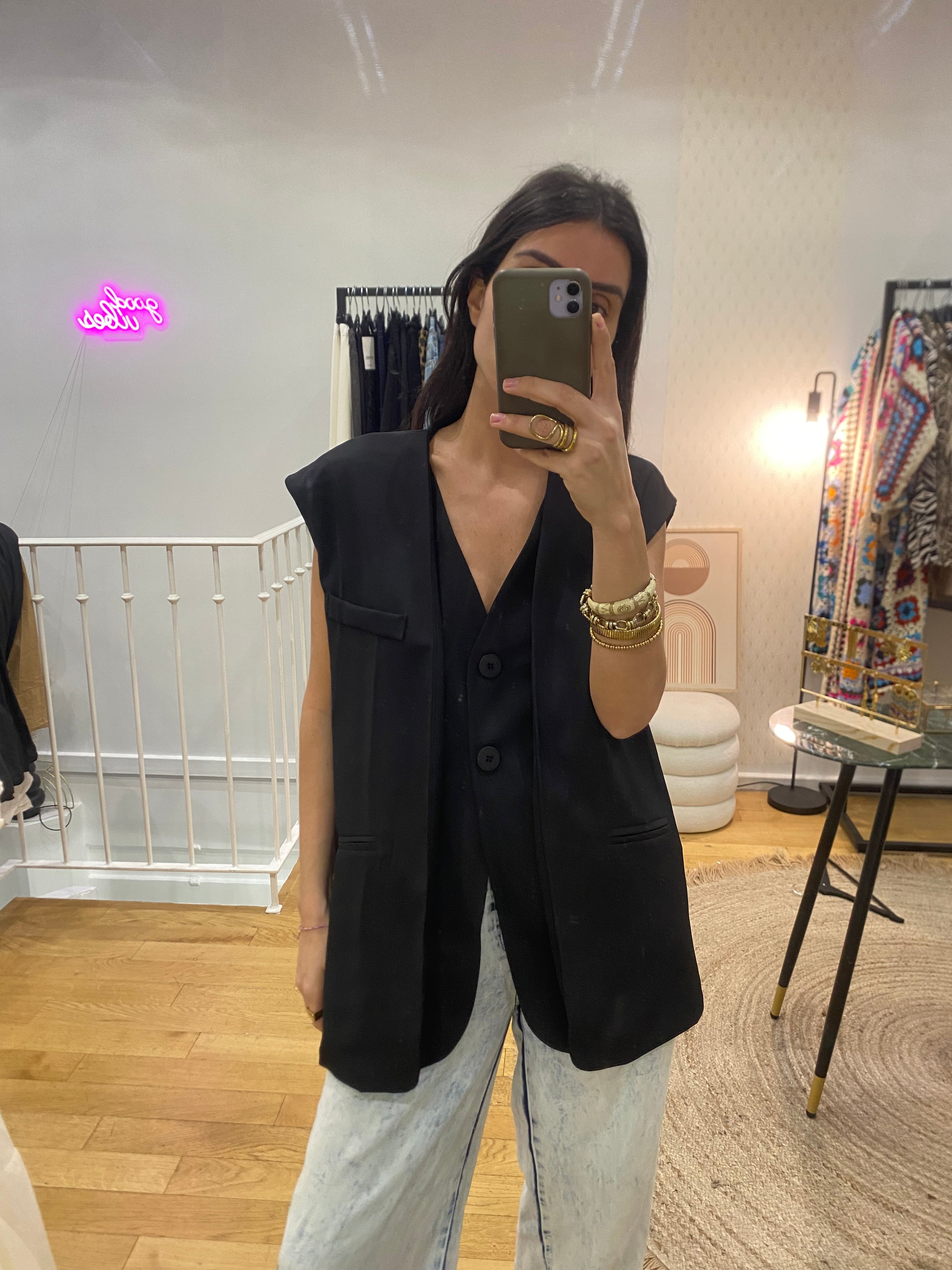 Veste « Liza » noir