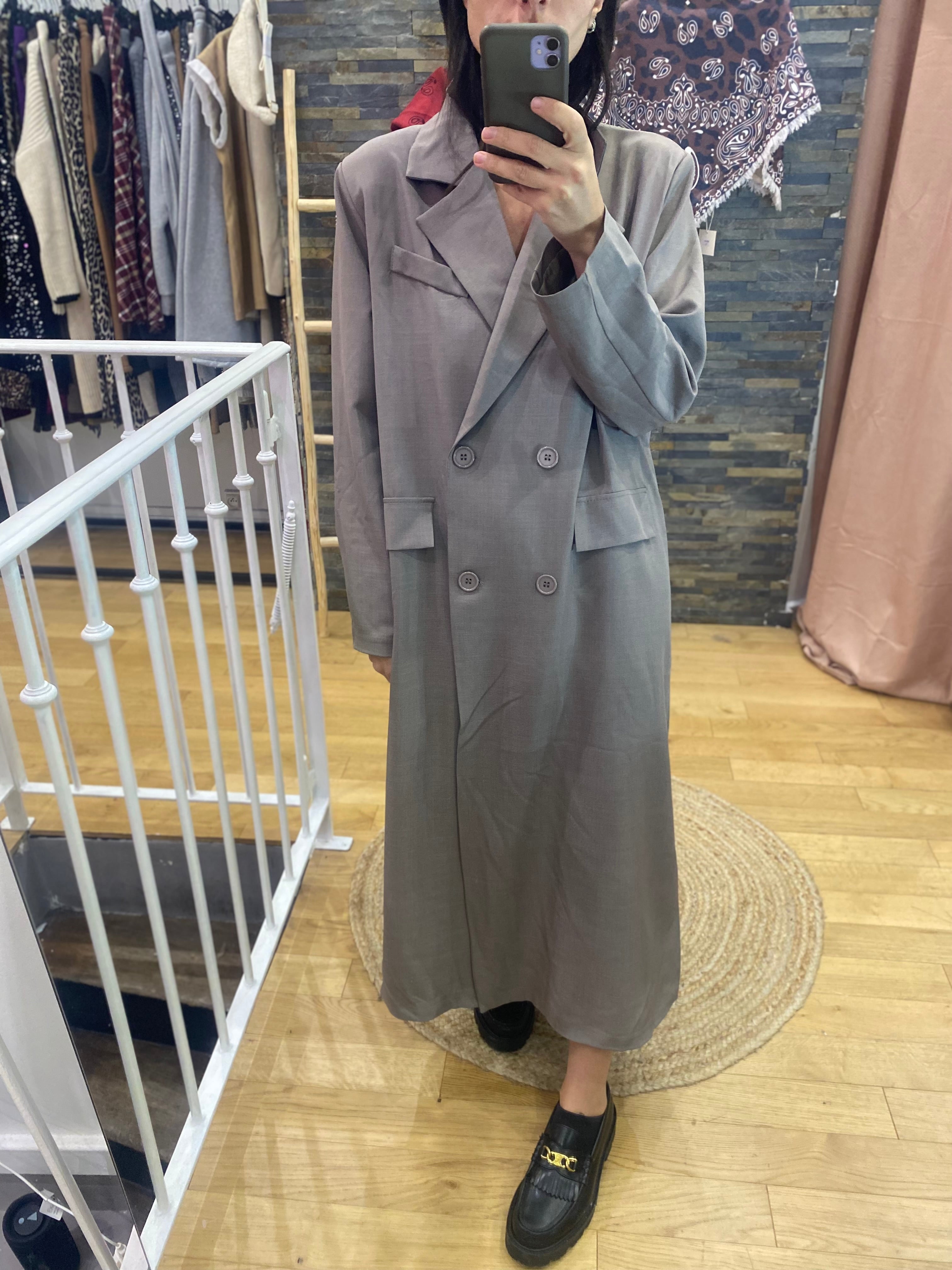 Veste / robe « Debo » taupe