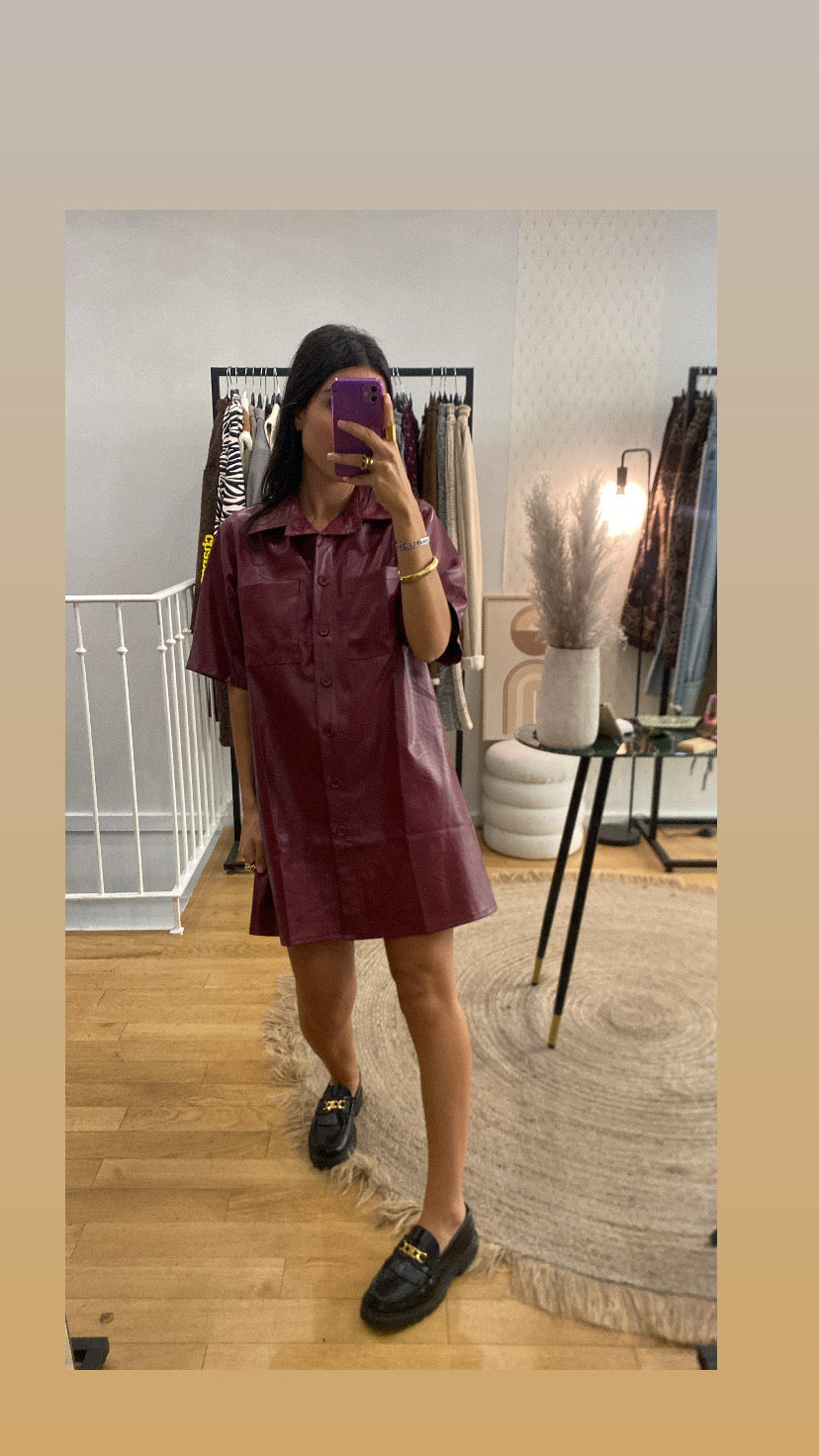 Robe « Will » bordeaux