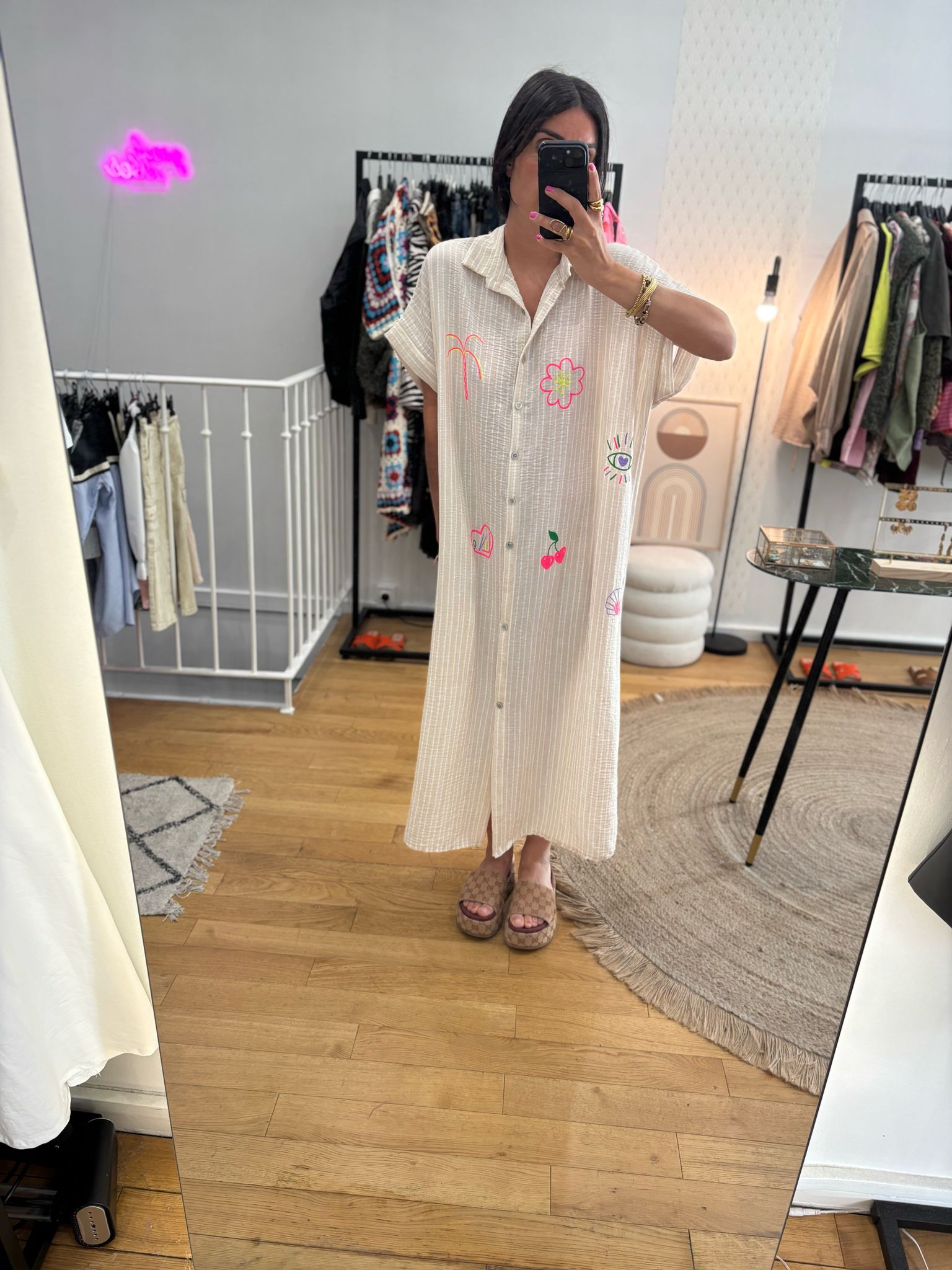 Robe « Lennie » beige