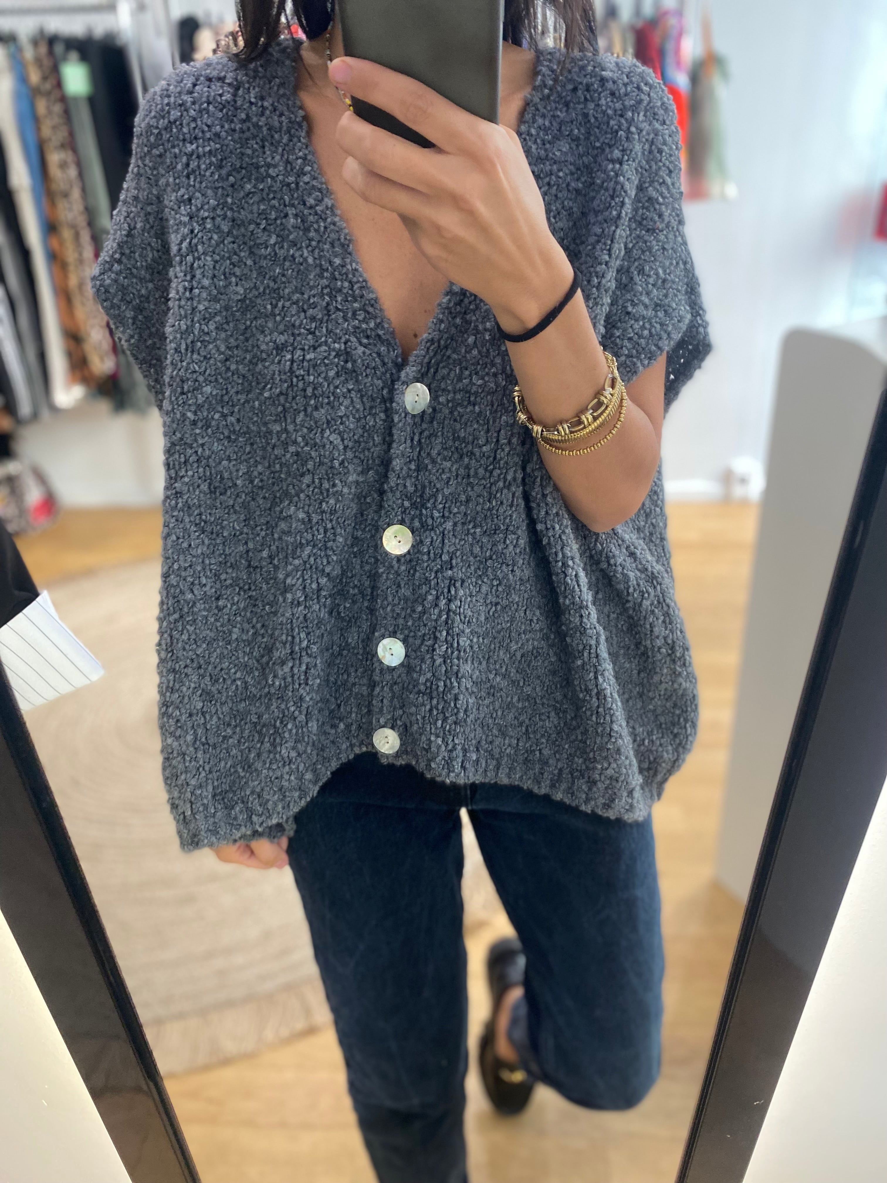 Gilet « yael » gris