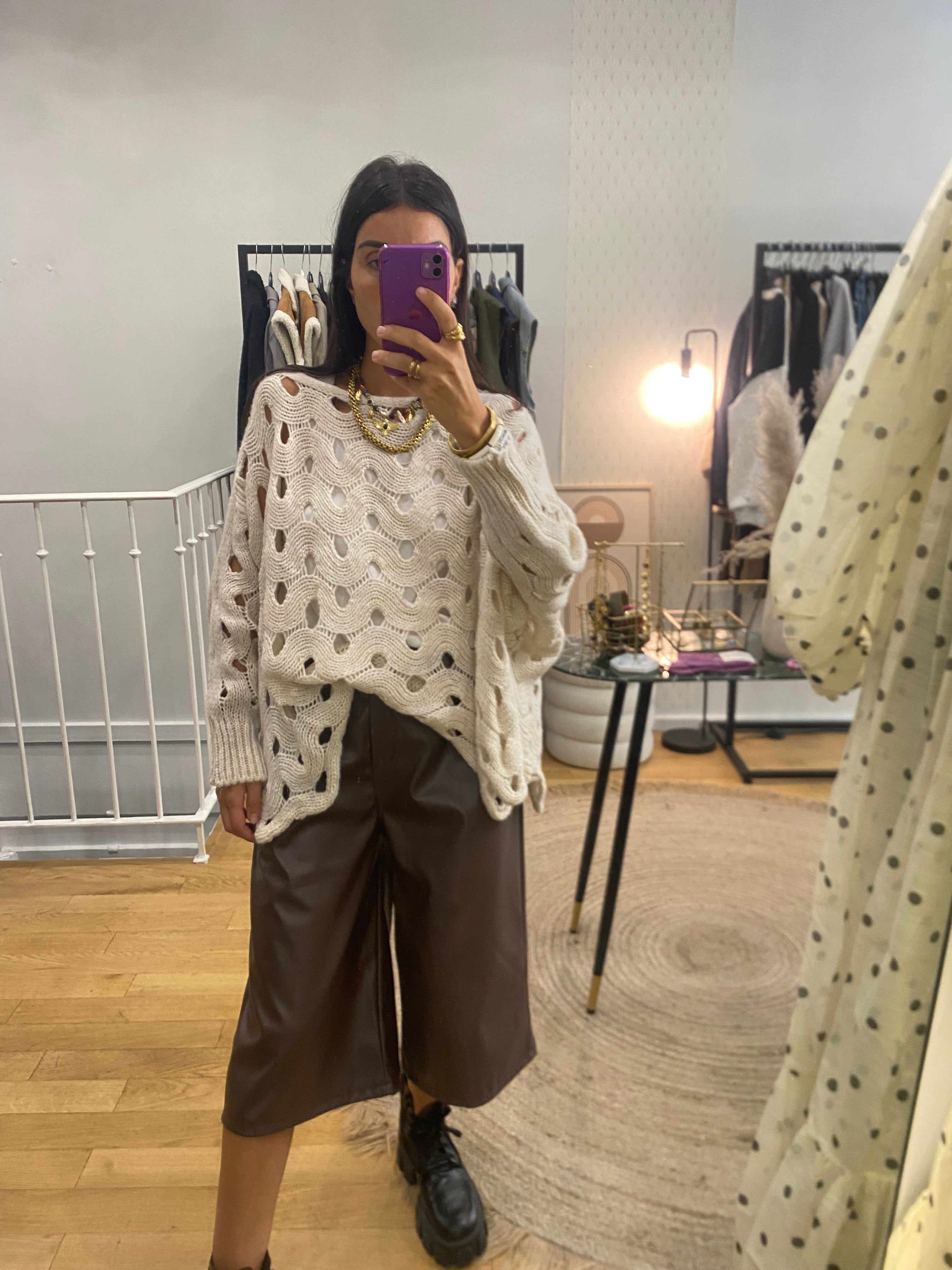 Bermuda « Abi » marron