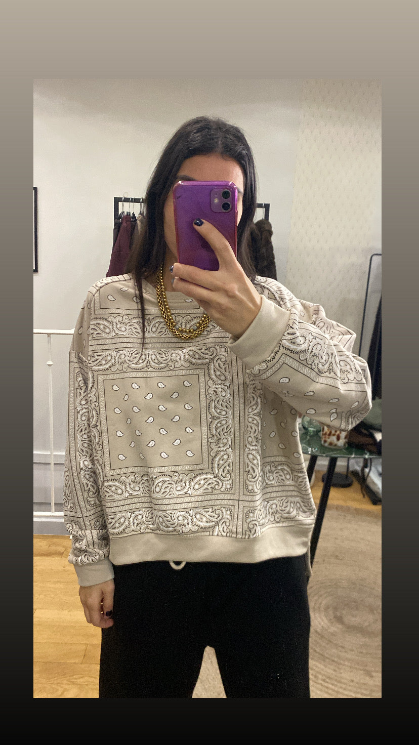 Pull bandana beige