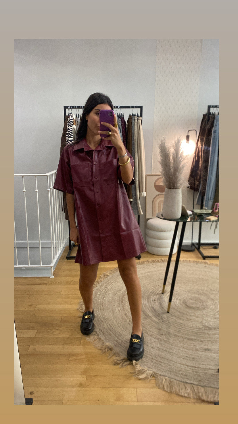 Robe « Will » bordeaux