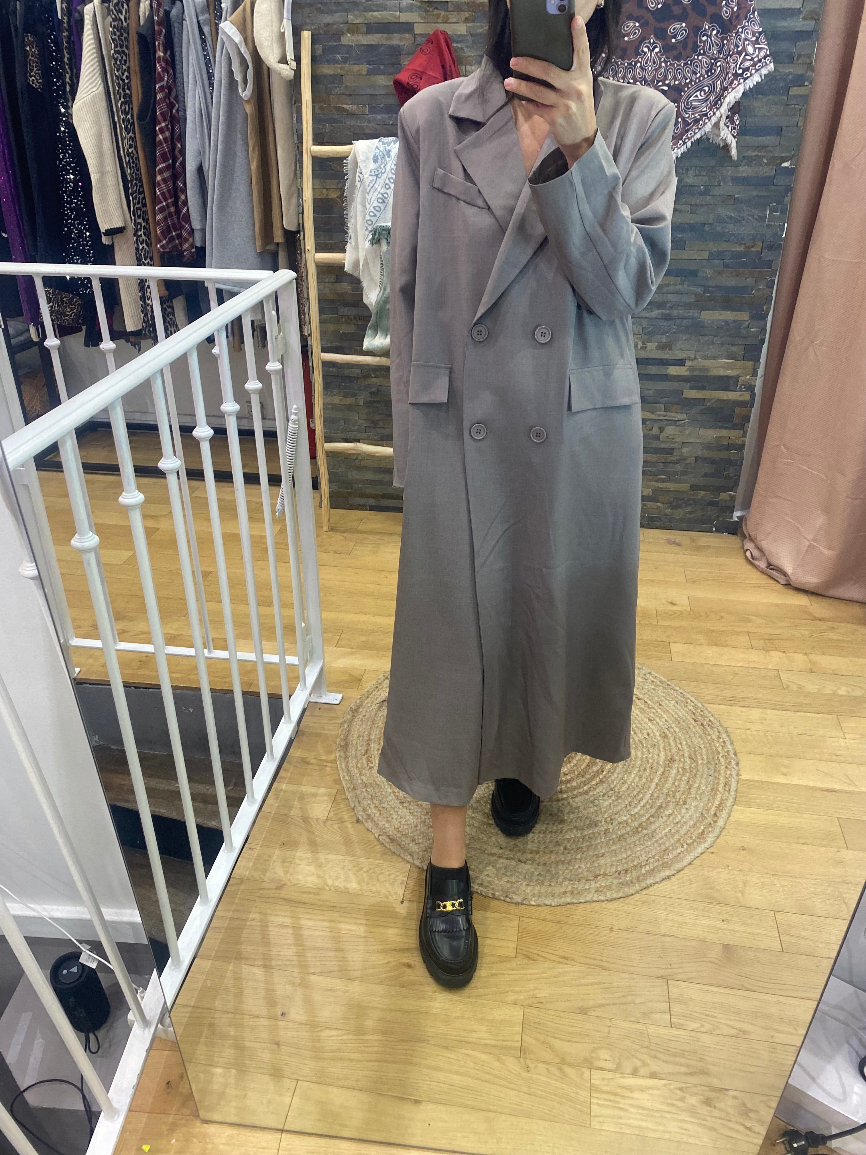 Veste / robe « Debo » taupe