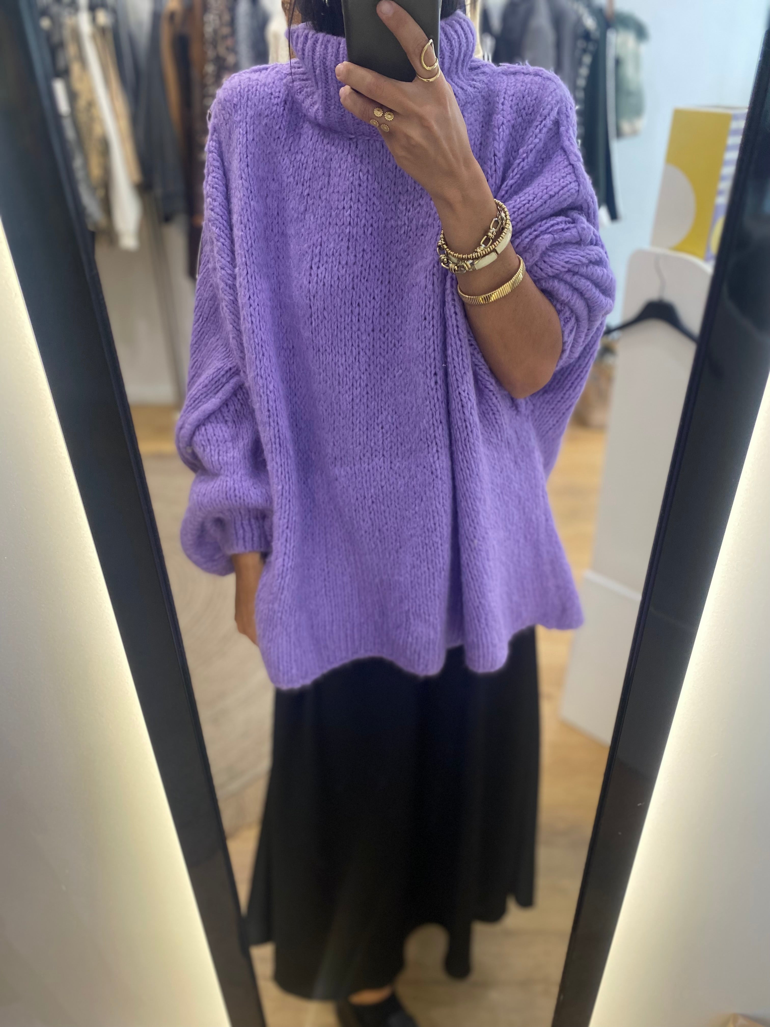 Pull couture « Chloé » parme