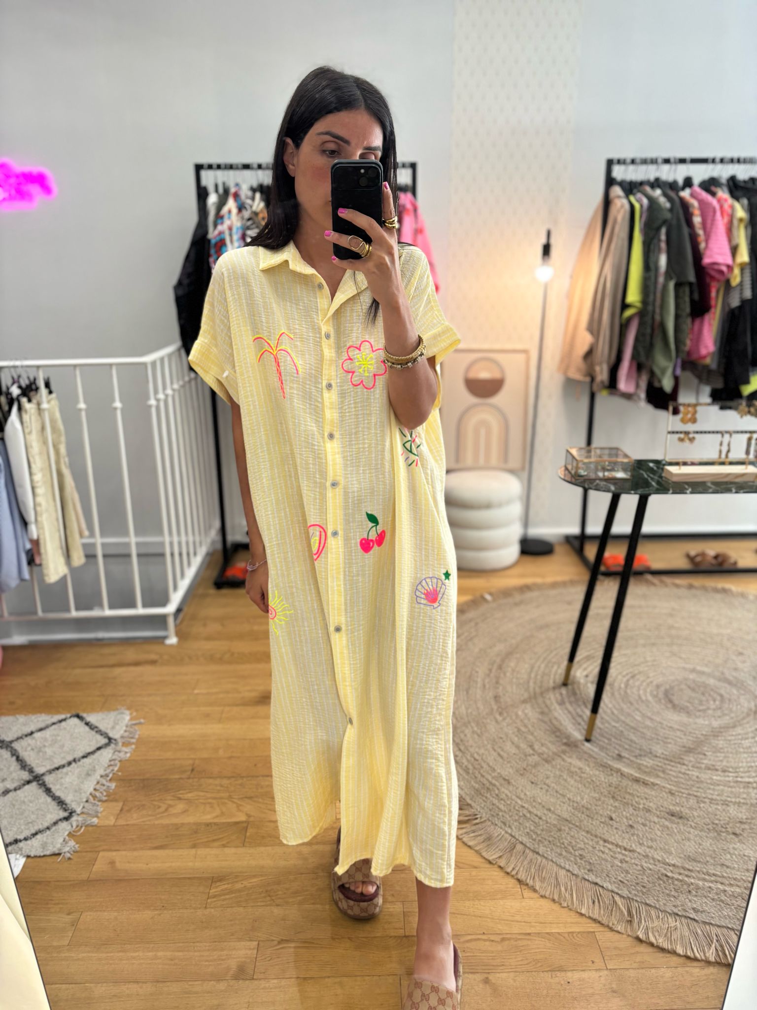 Robe « Lennie » jaune