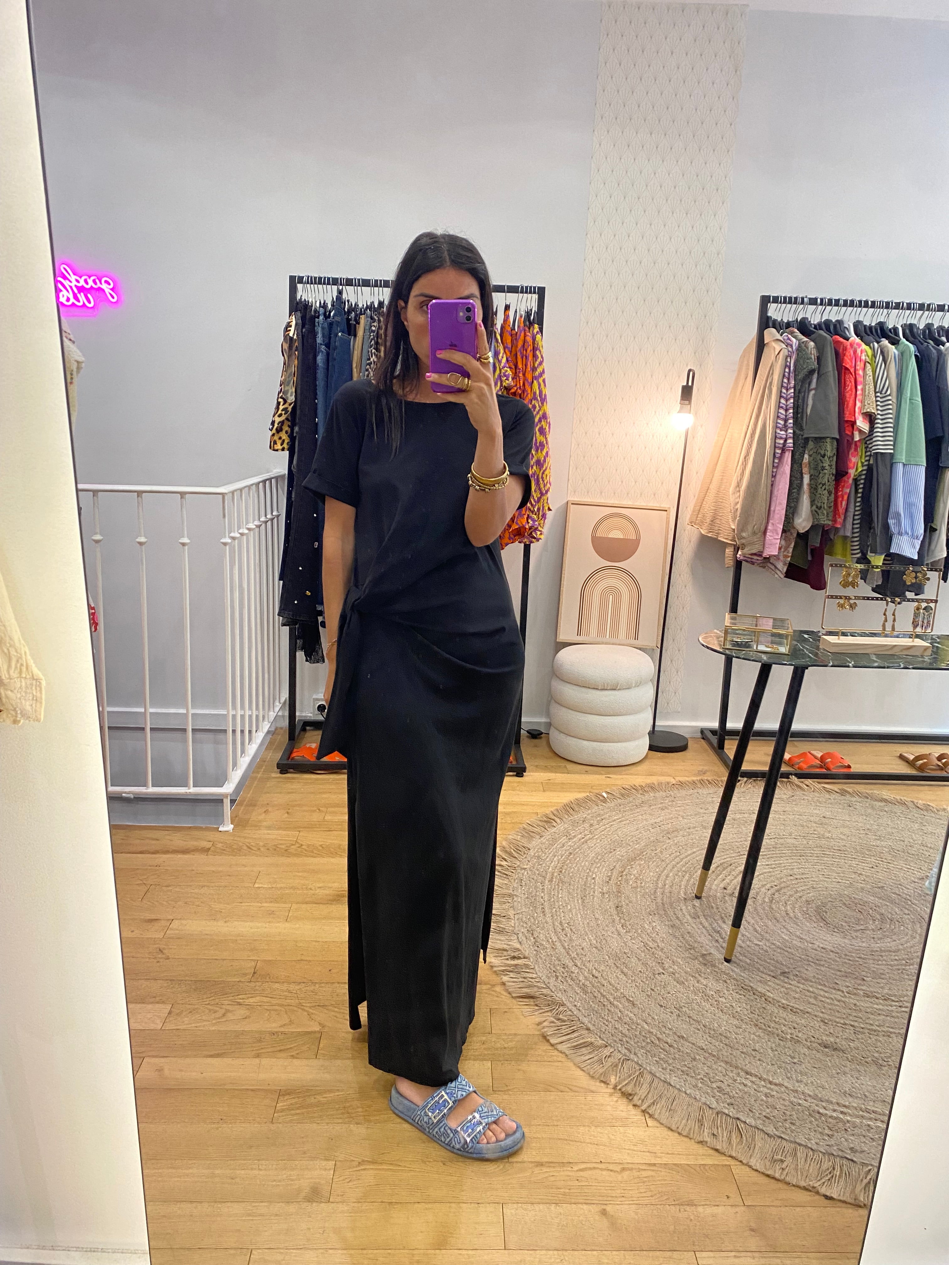 Robe noeud noir