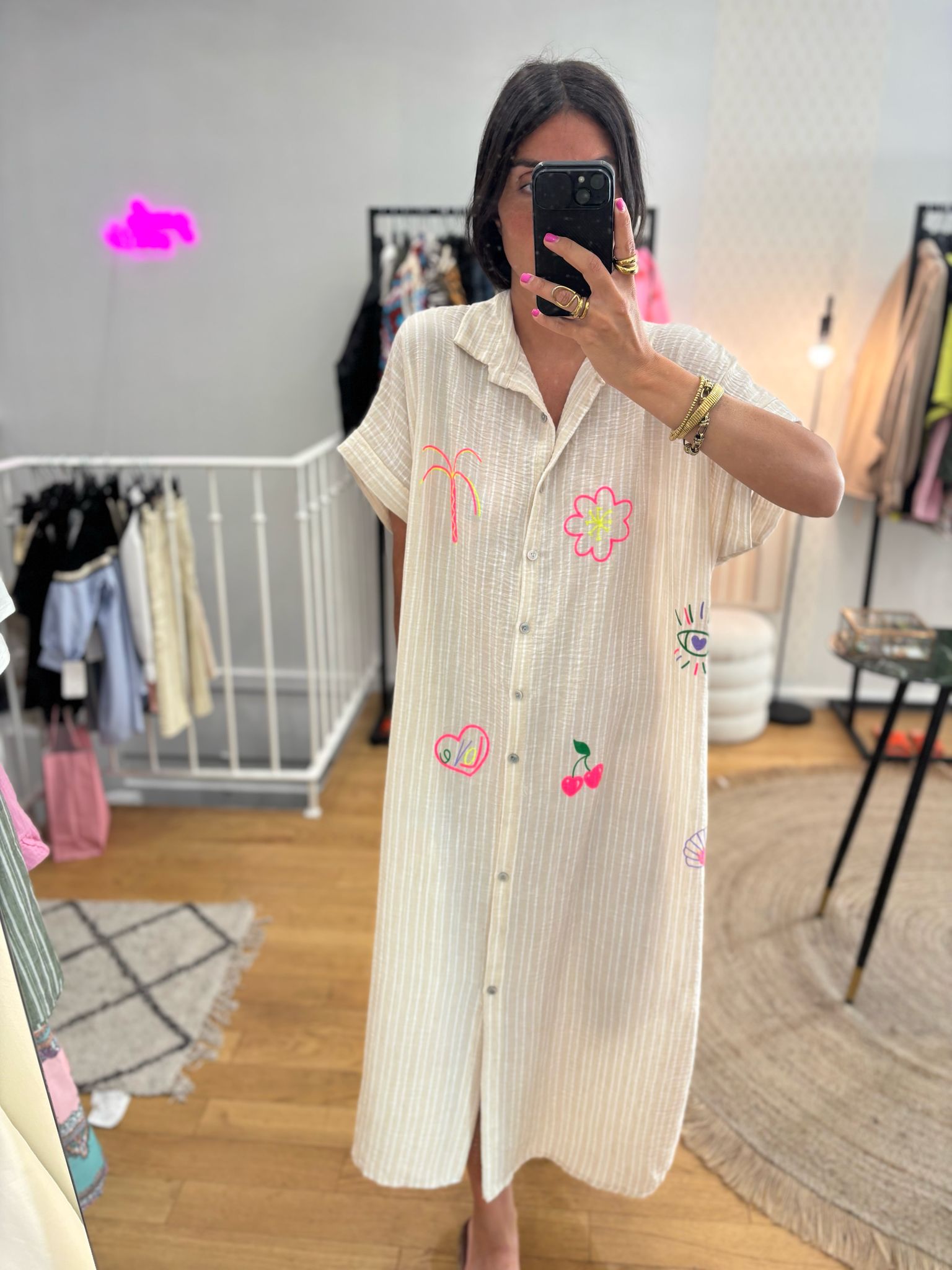 Robe « Lennie » beige