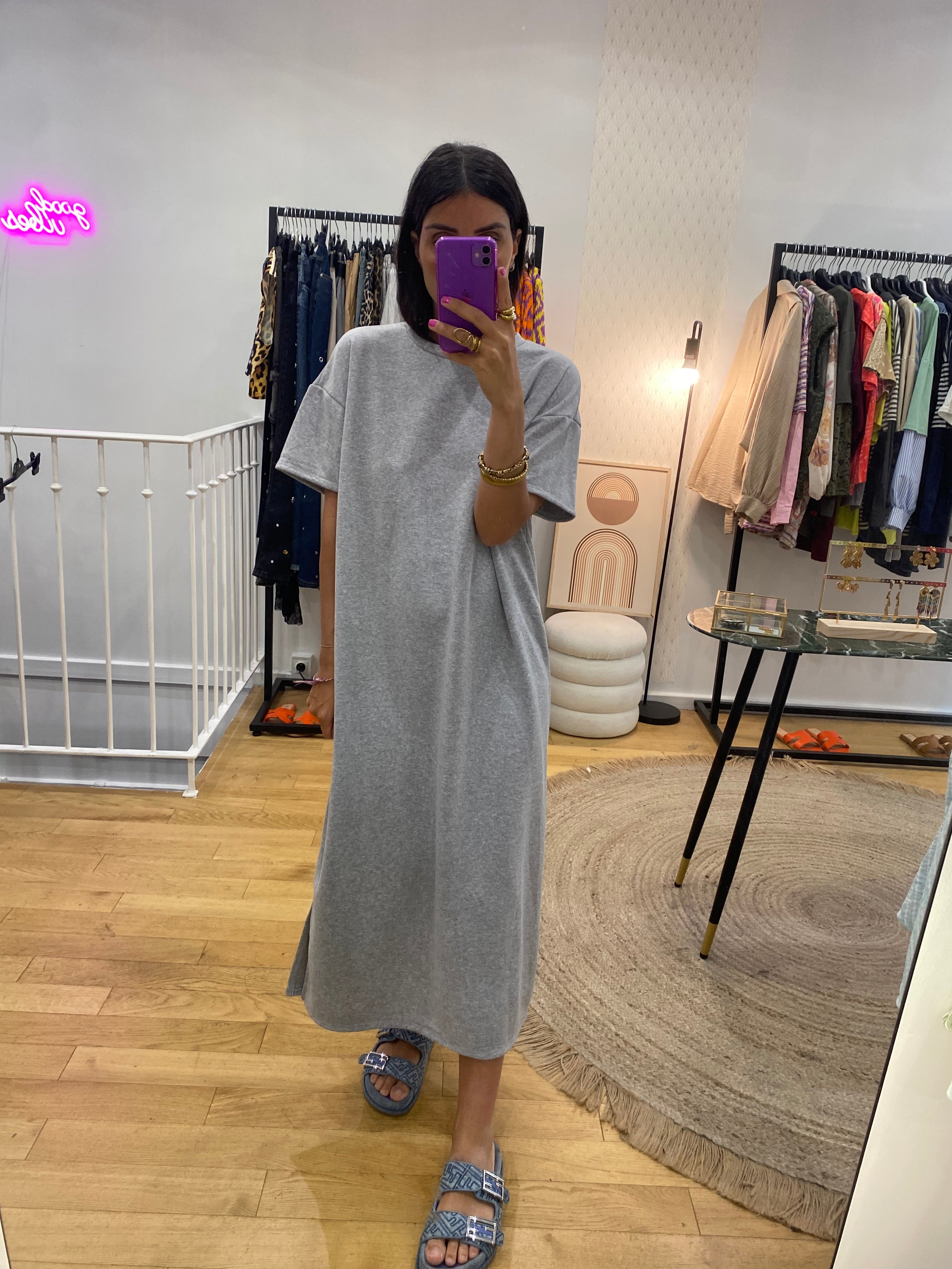 Robe « Chloé » grise