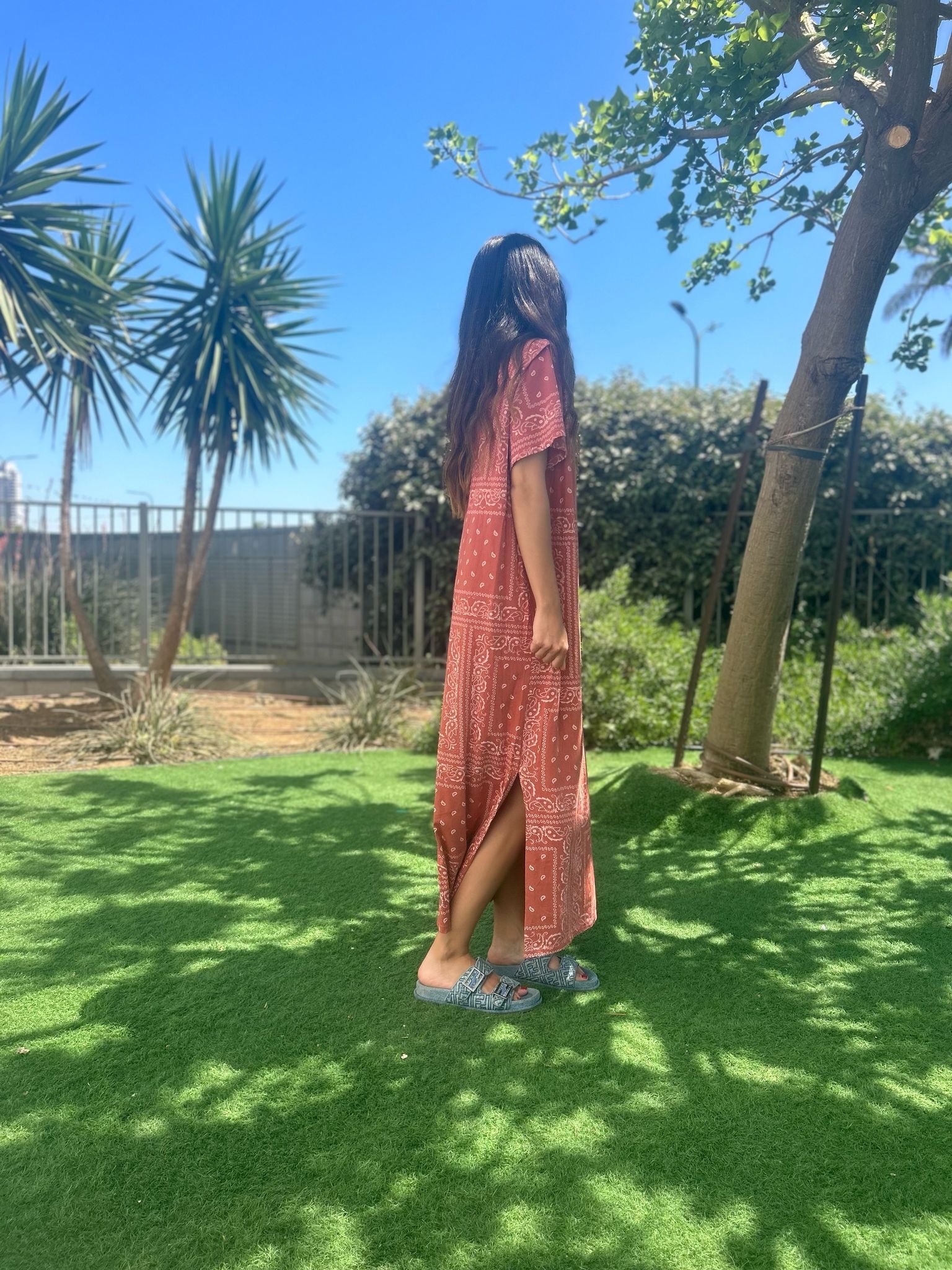 Robe « Scarlett » rouille