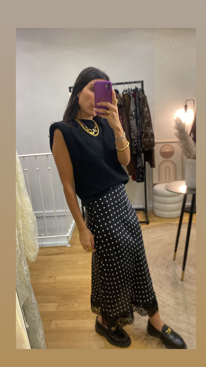 Jupe « Jade » noir