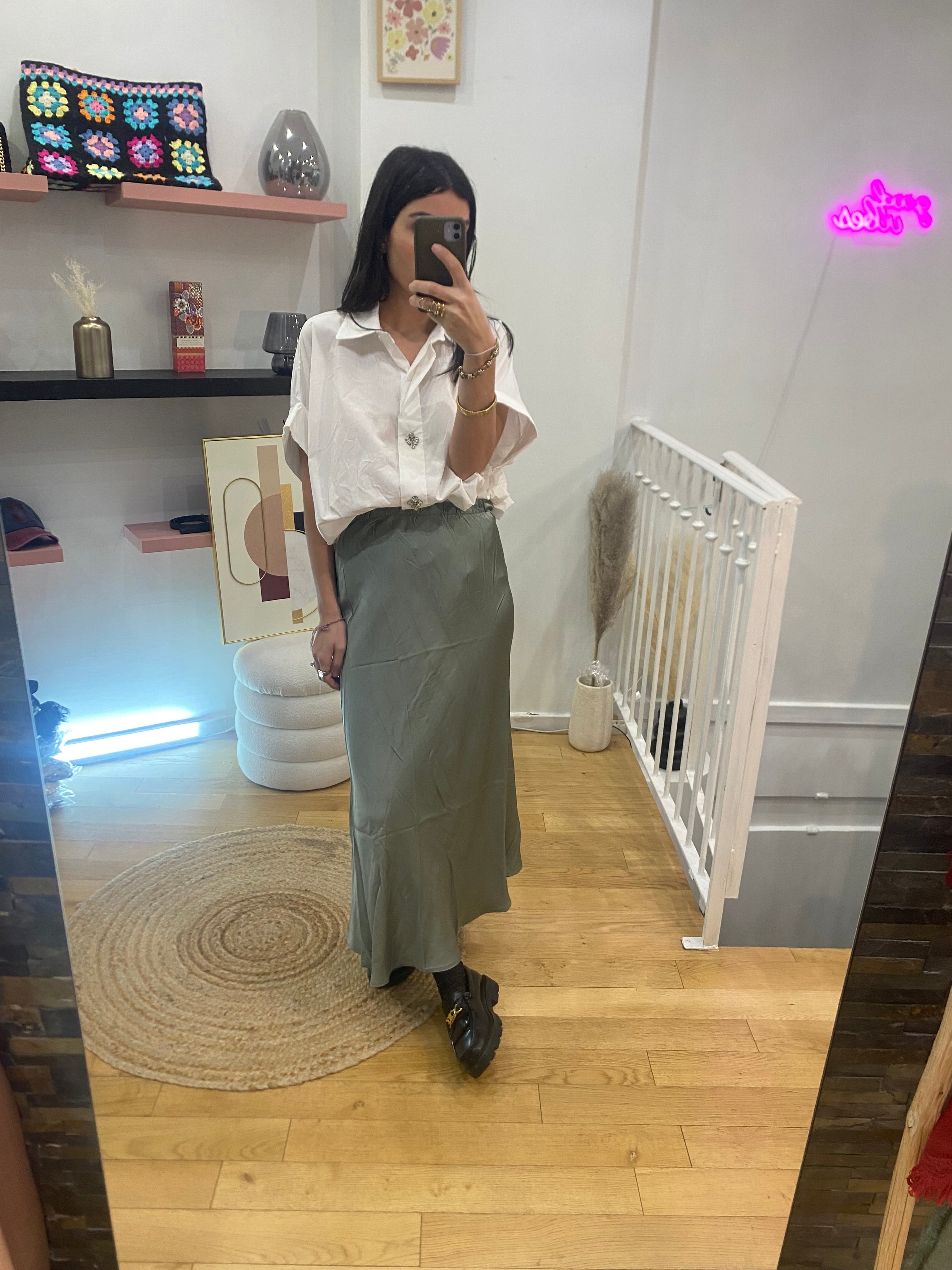 Jupe « Lili » kaki