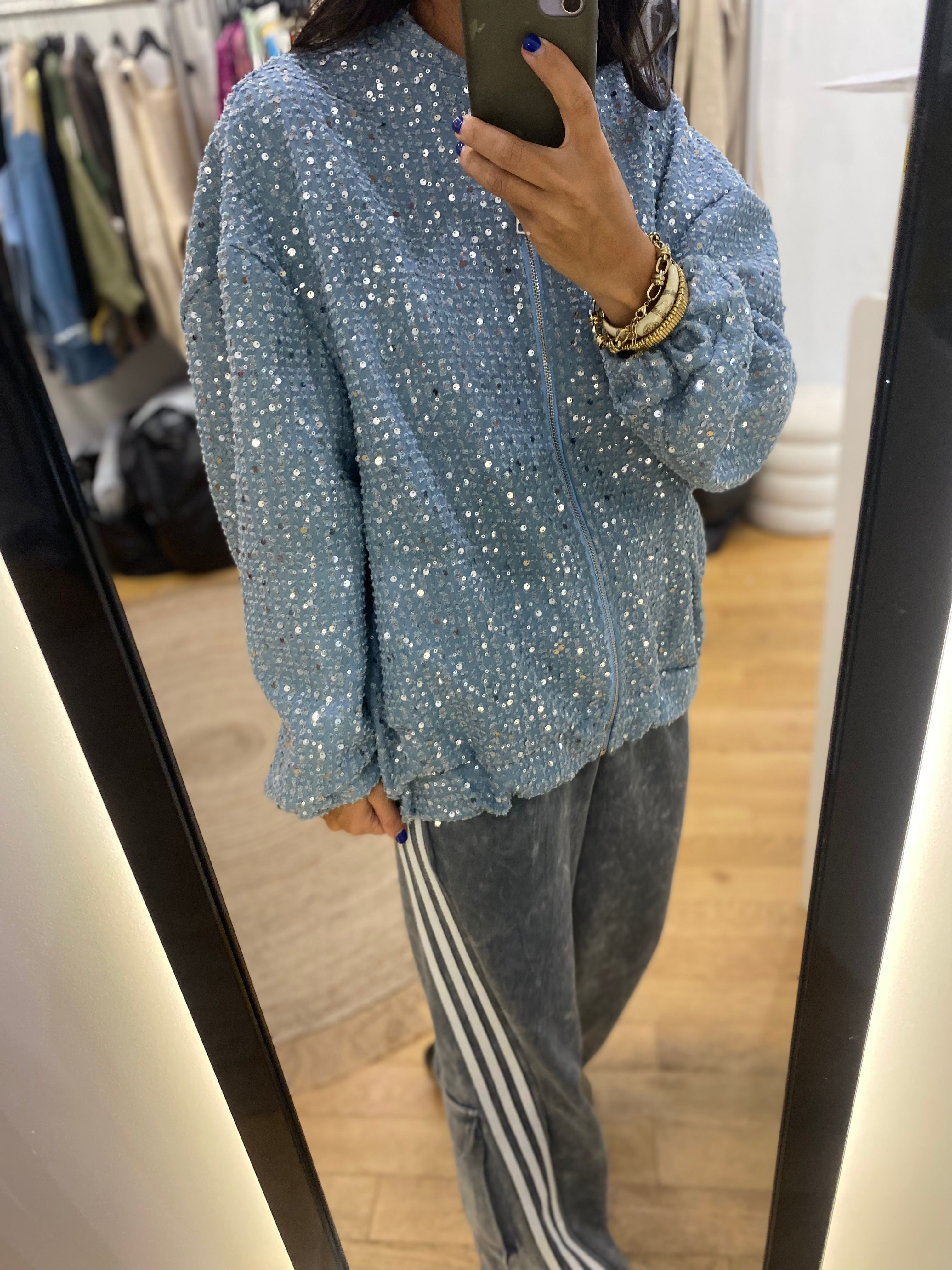 Veste « Léna » jeans bleu