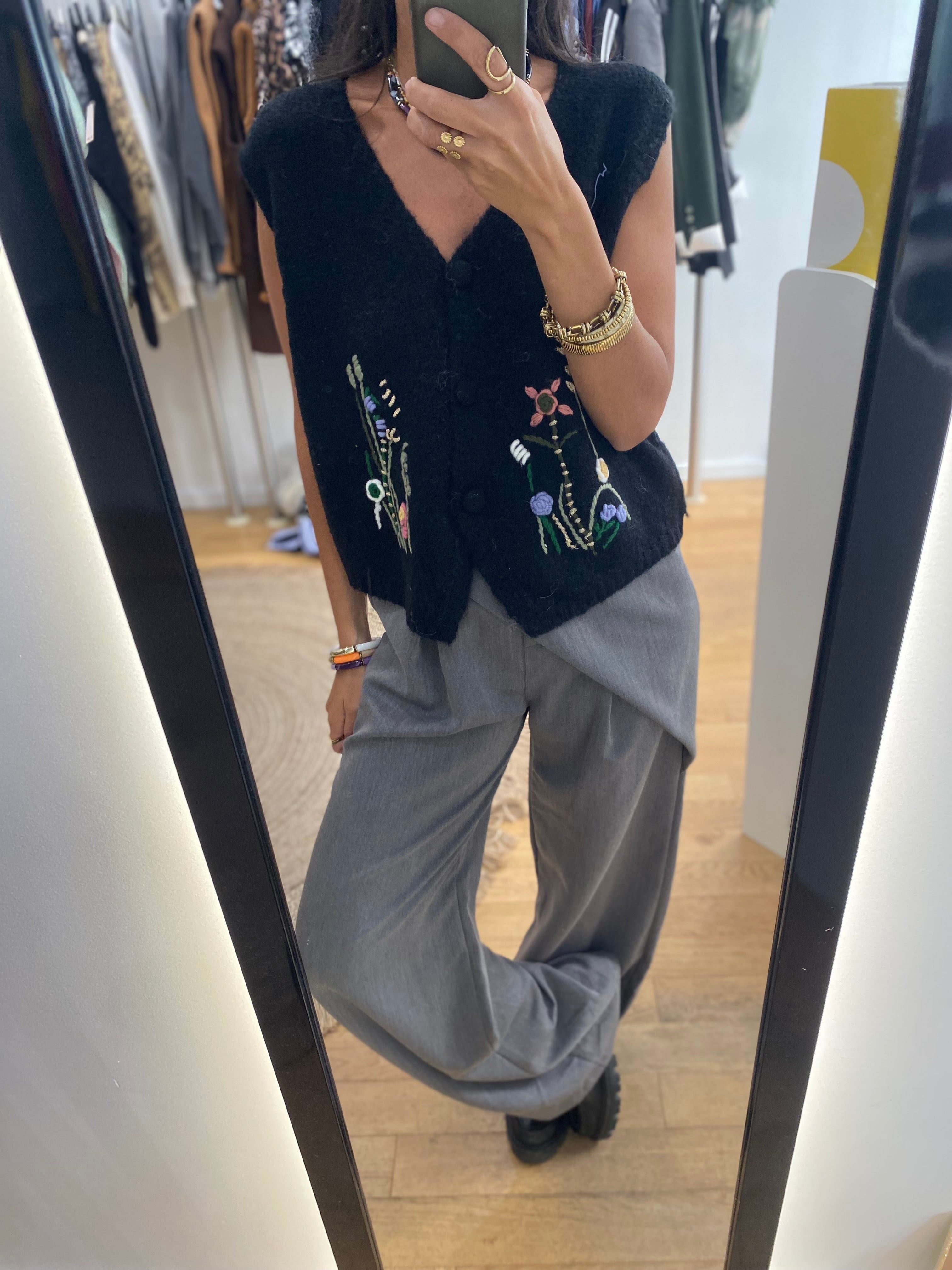 Pantalon « mia » gris