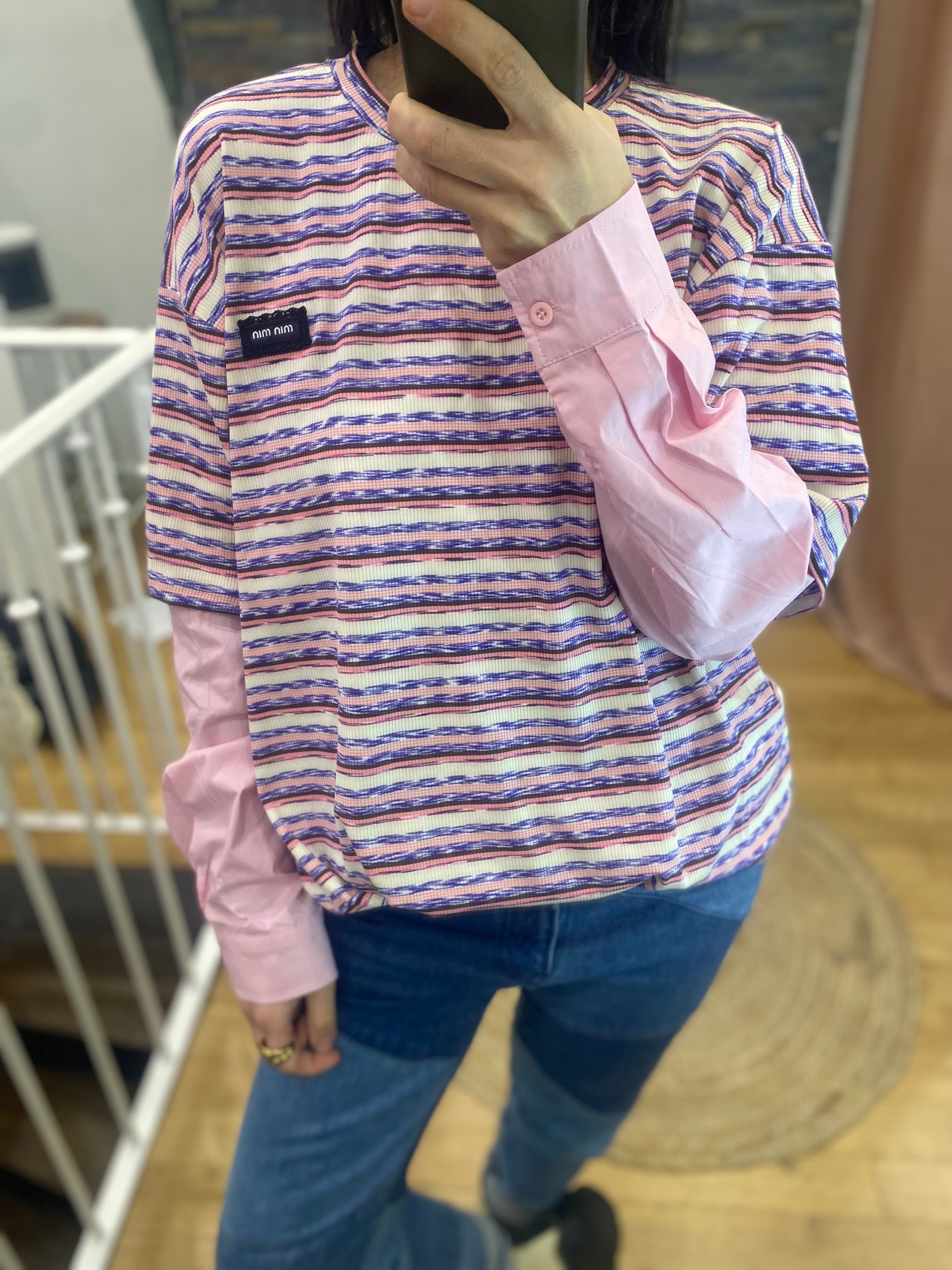 T-shirt « teddie » rose