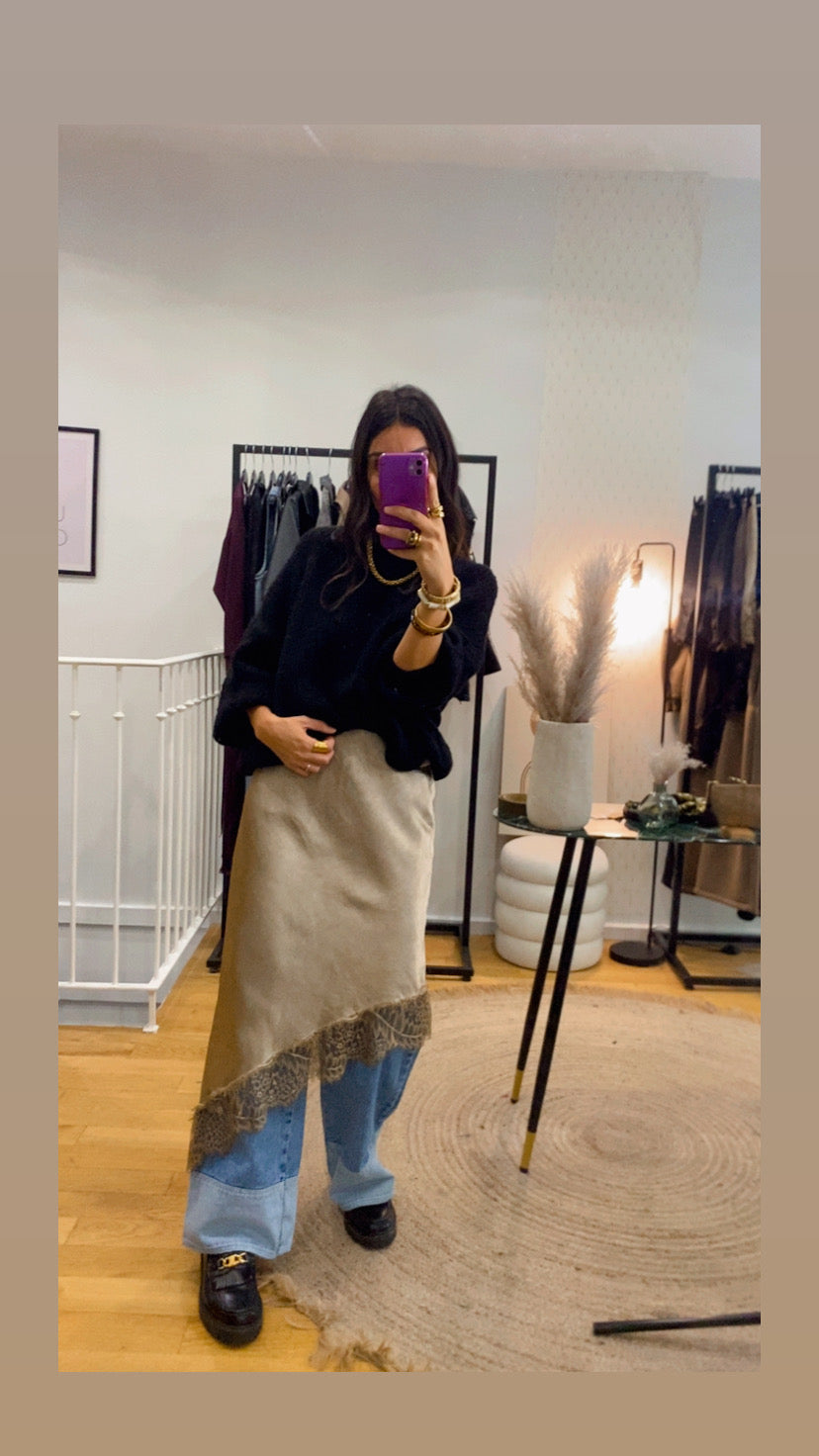 Jupe « Noya » camel