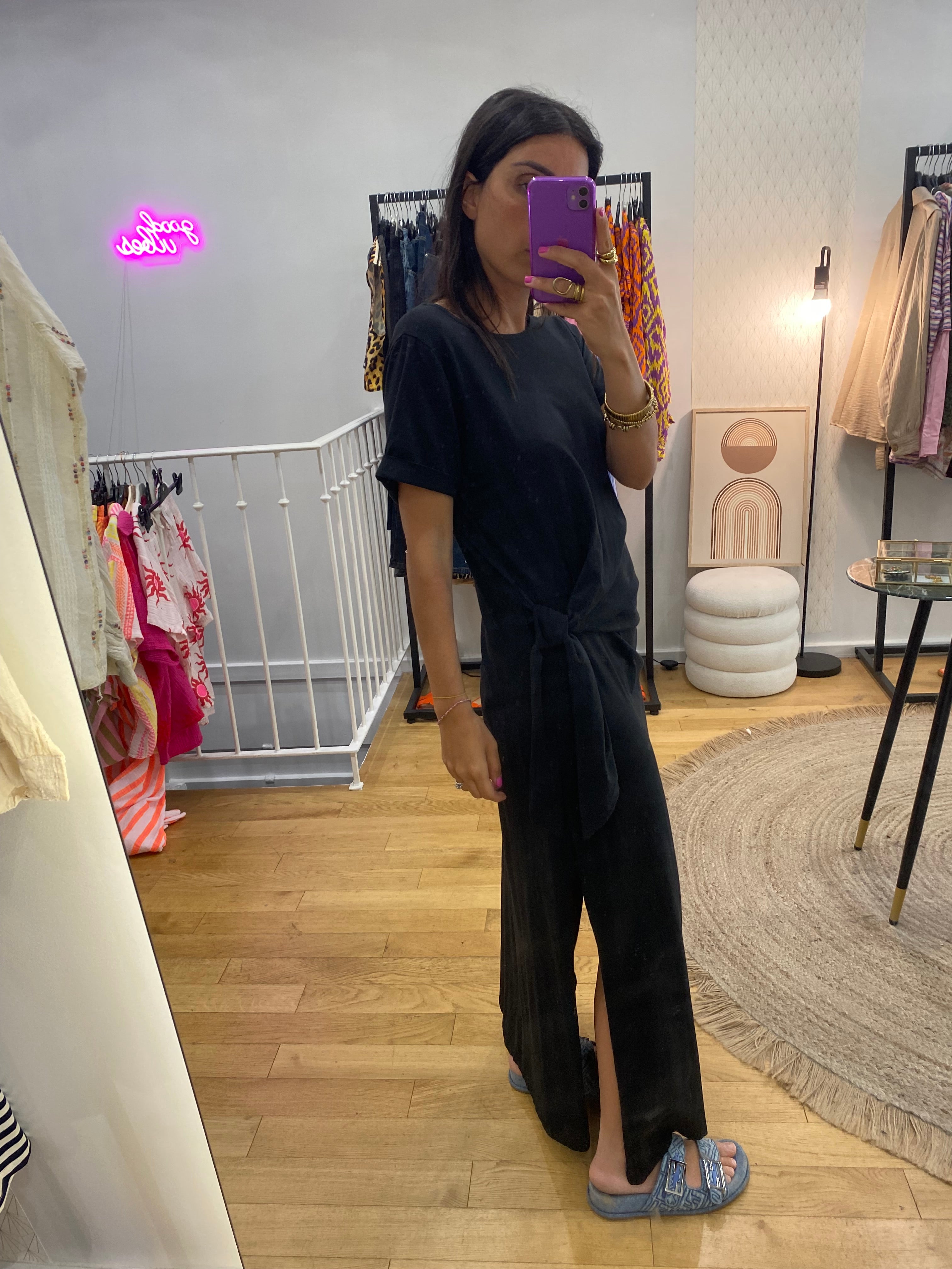 Robe noeud noir