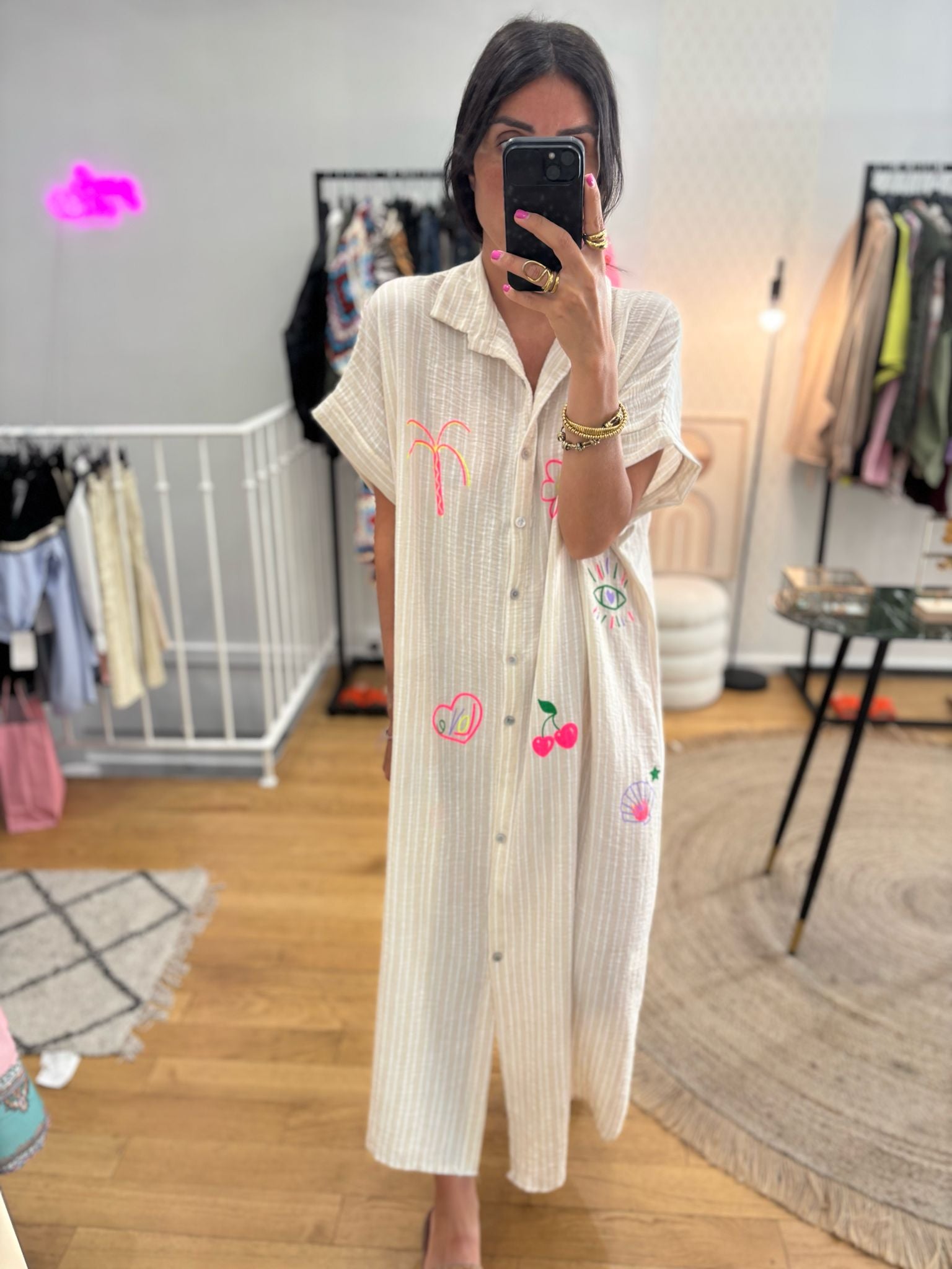 Robe « Lennie » beige