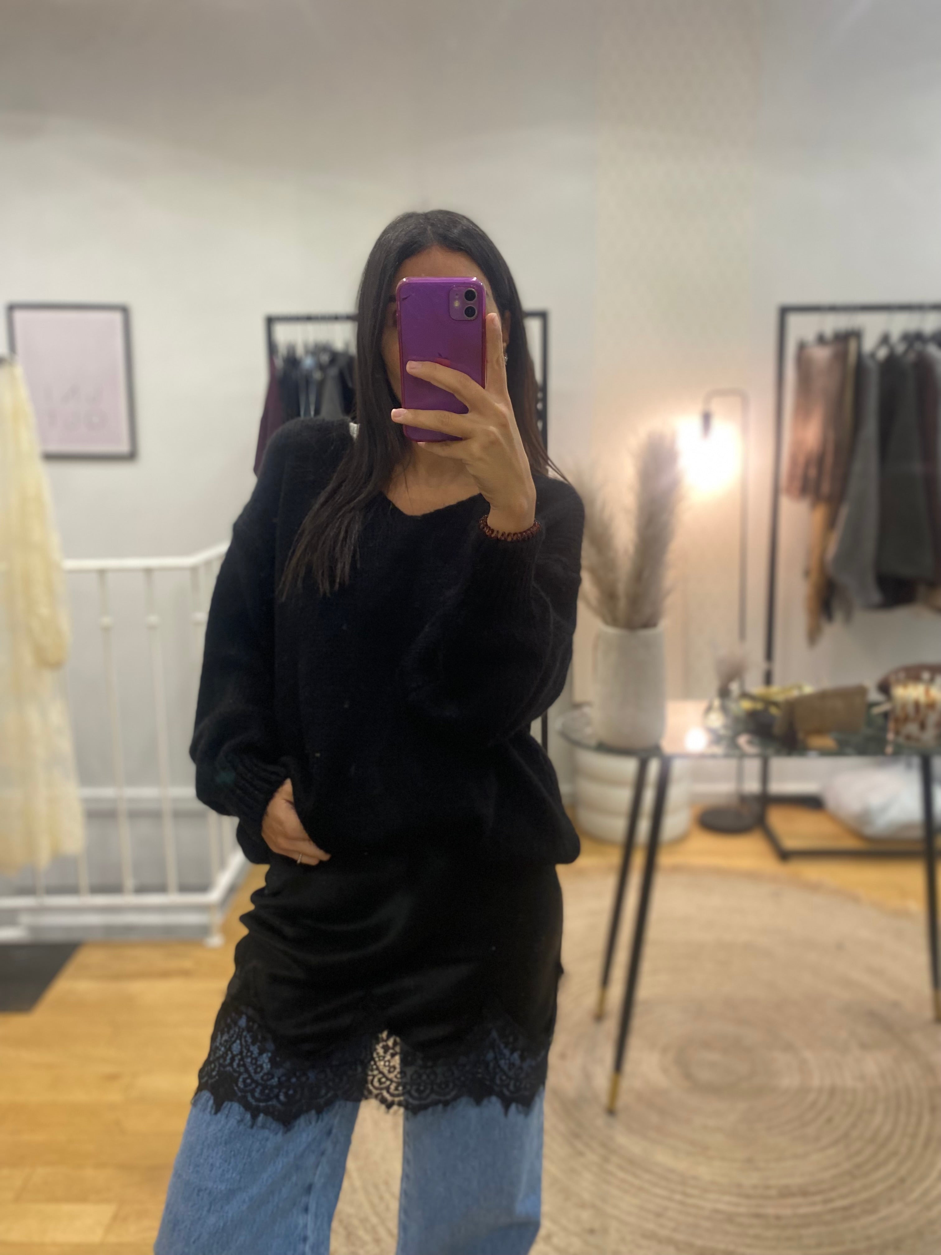 Sur jupe « Noa » noir