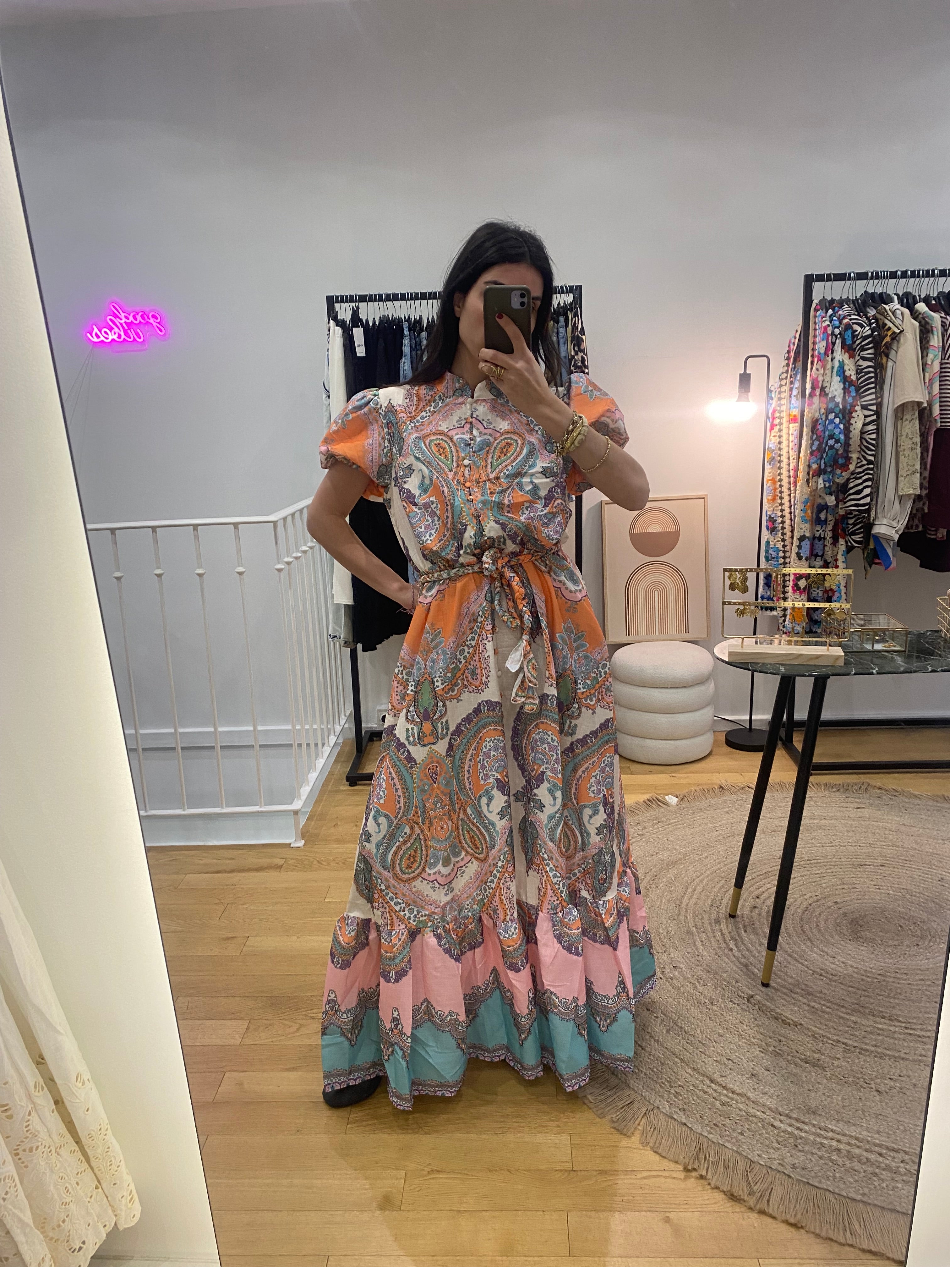 Robe « Zim » orange