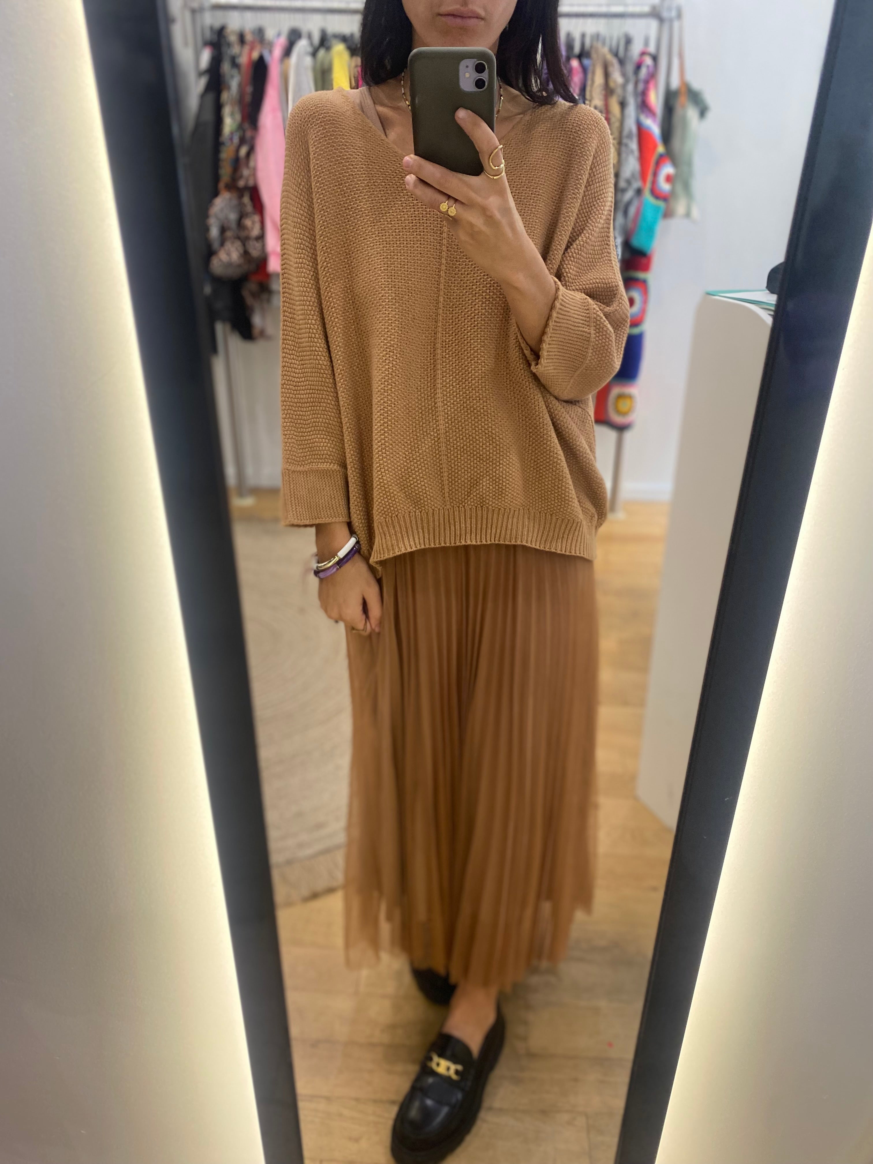 Robe 2 en 1 « Tali » camel