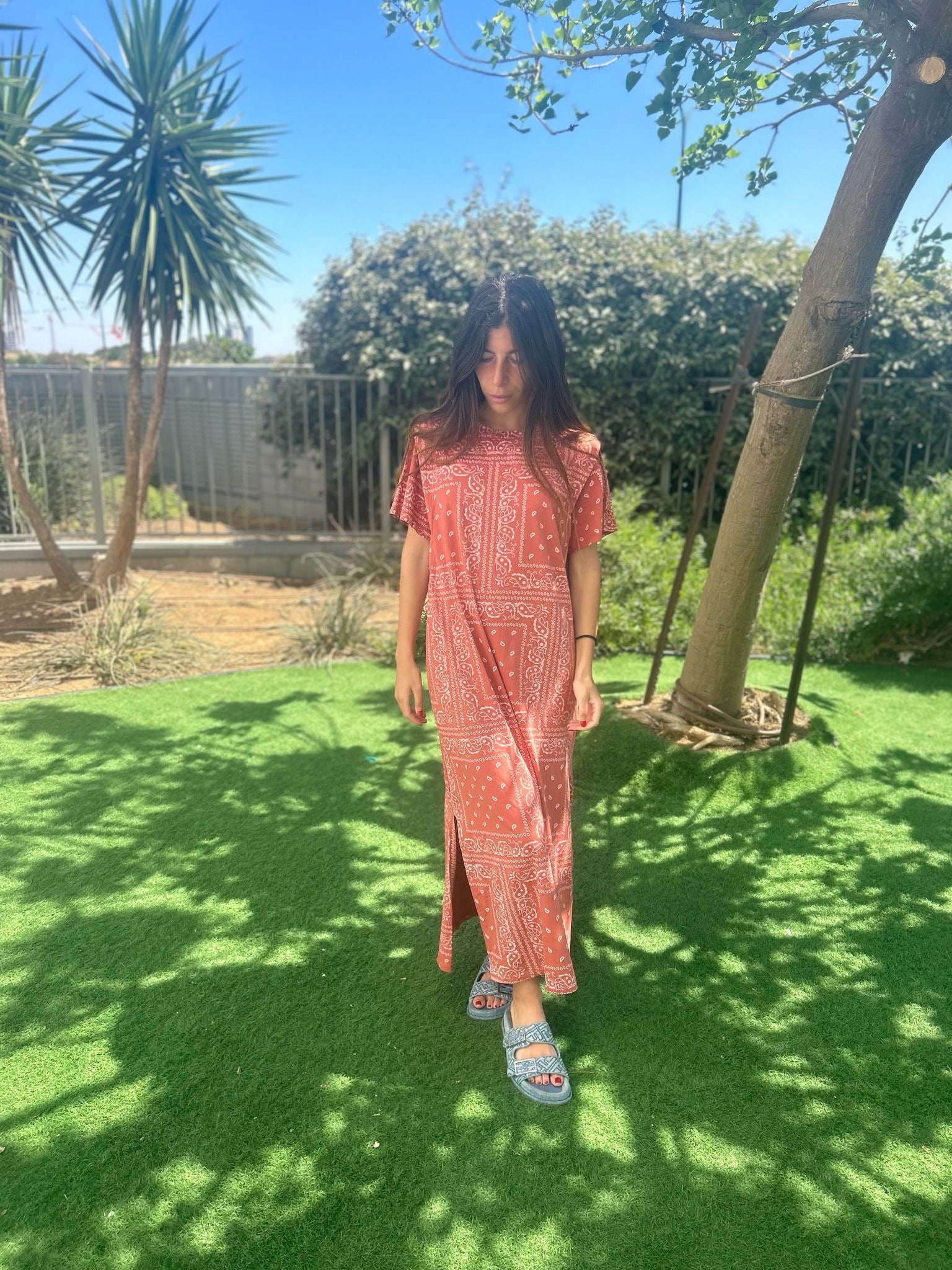 Robe « Scarlett » rouille
