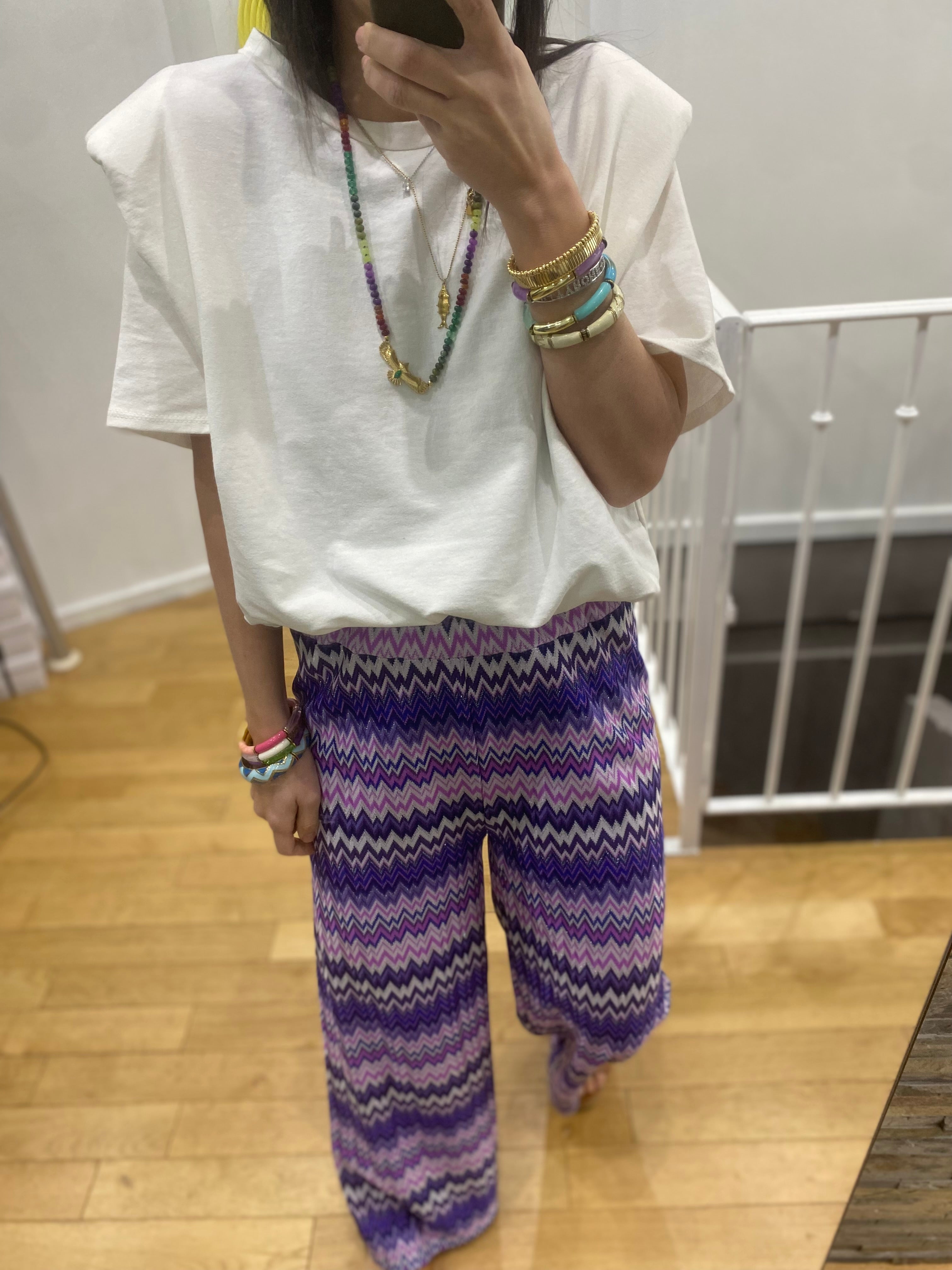 Pantalon « Sasha » violet