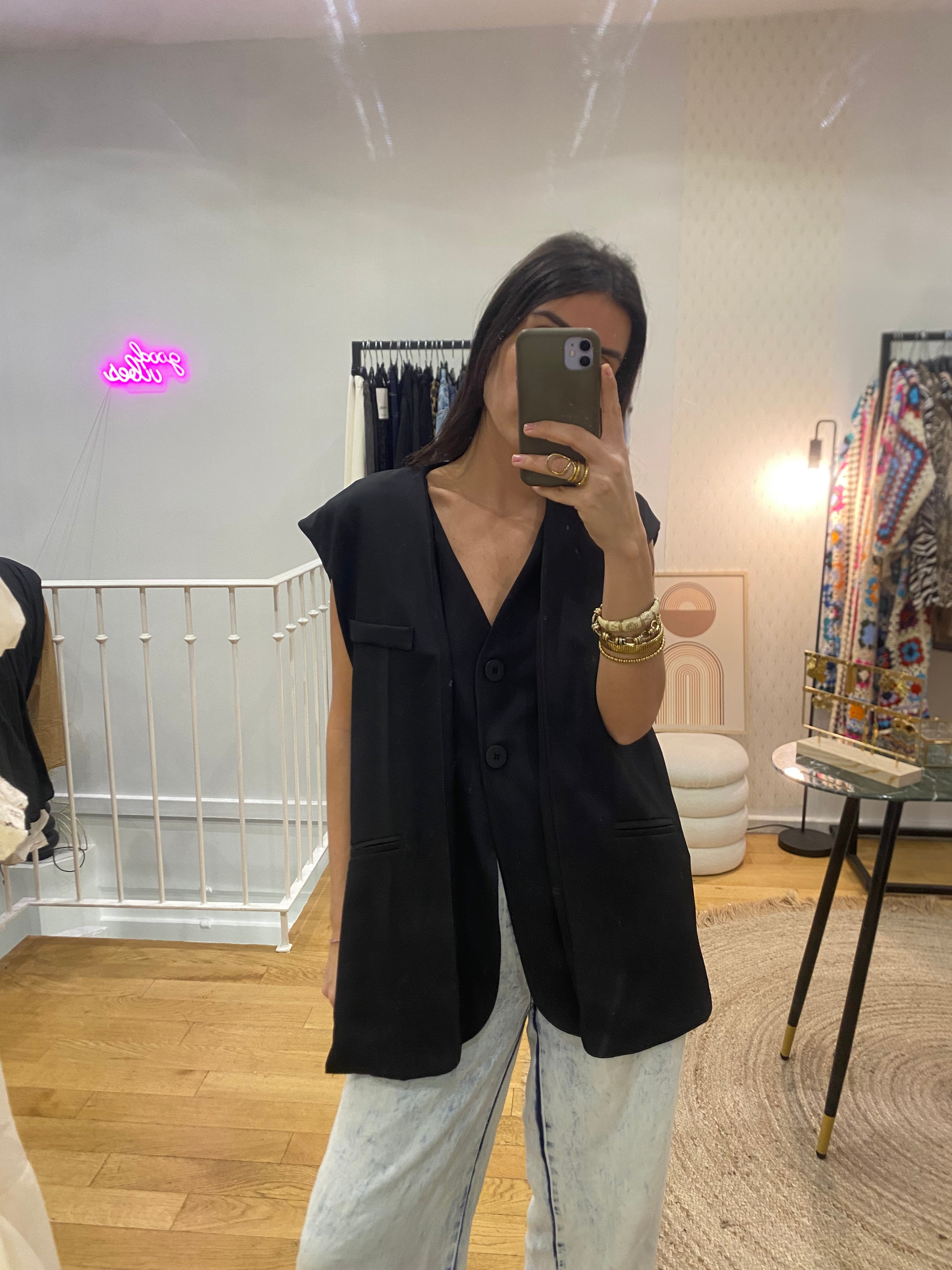 Veste « Liza » noir