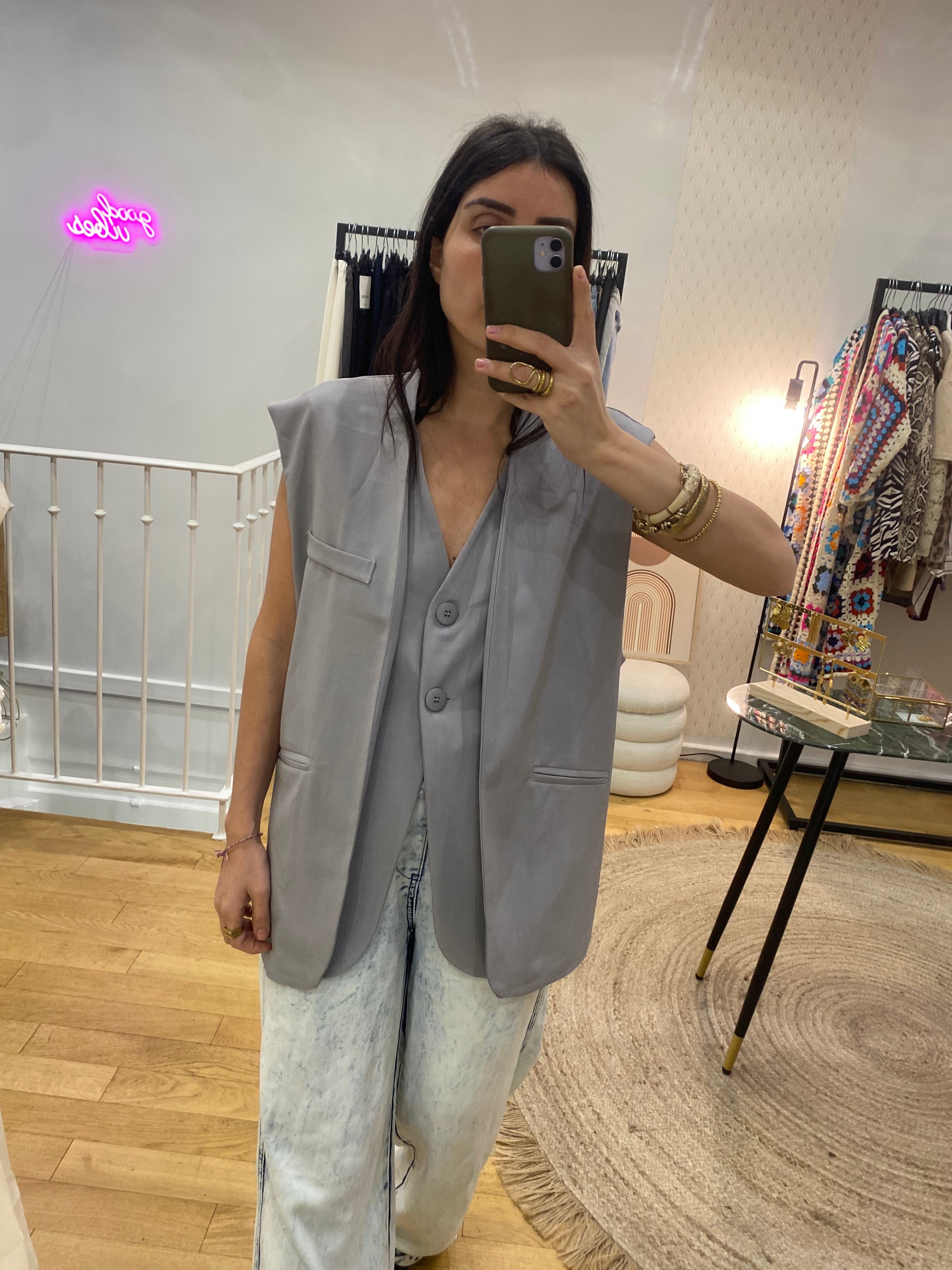 Veste « Liza » grise