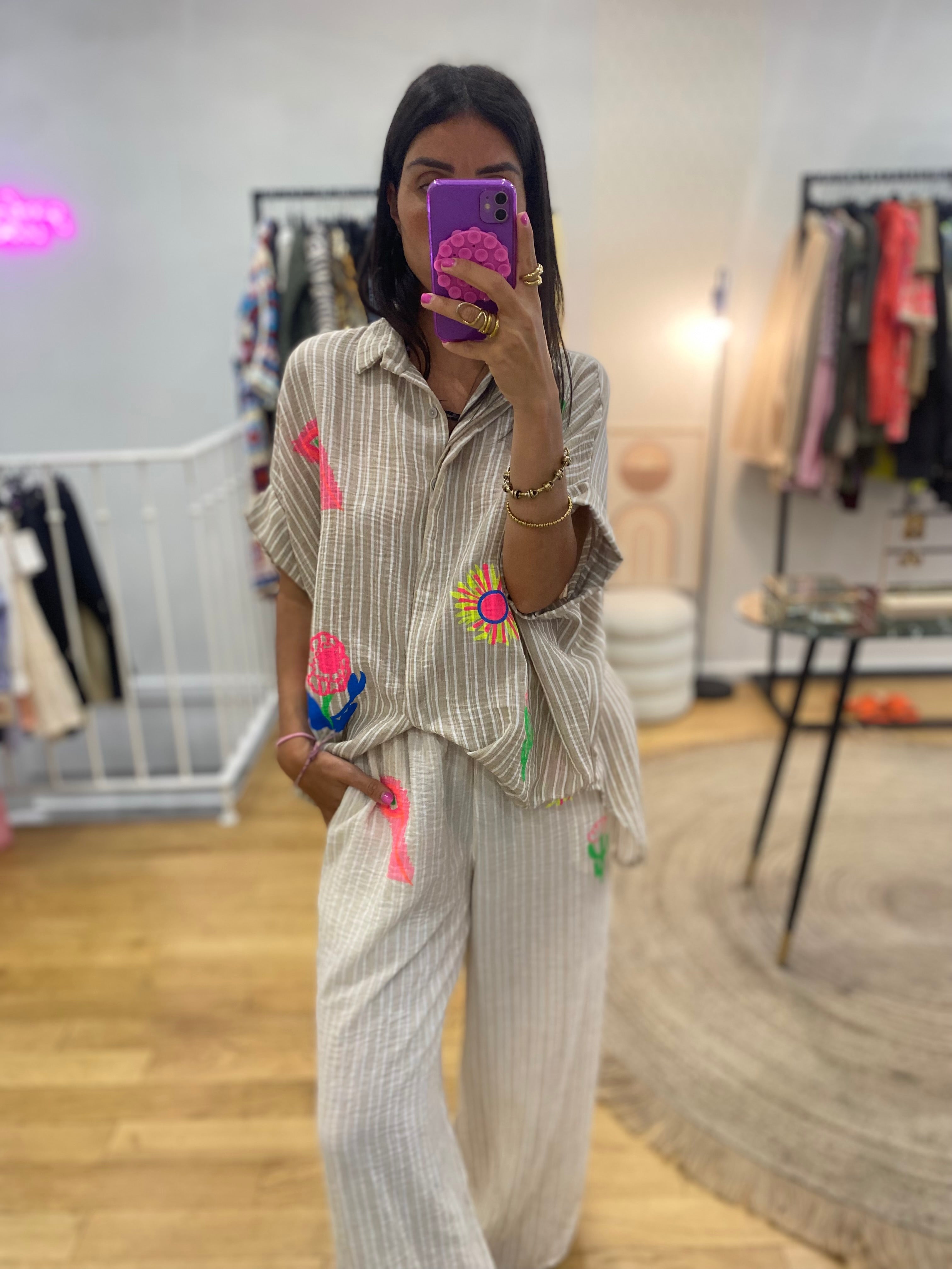 Pantalon « Mila » beige