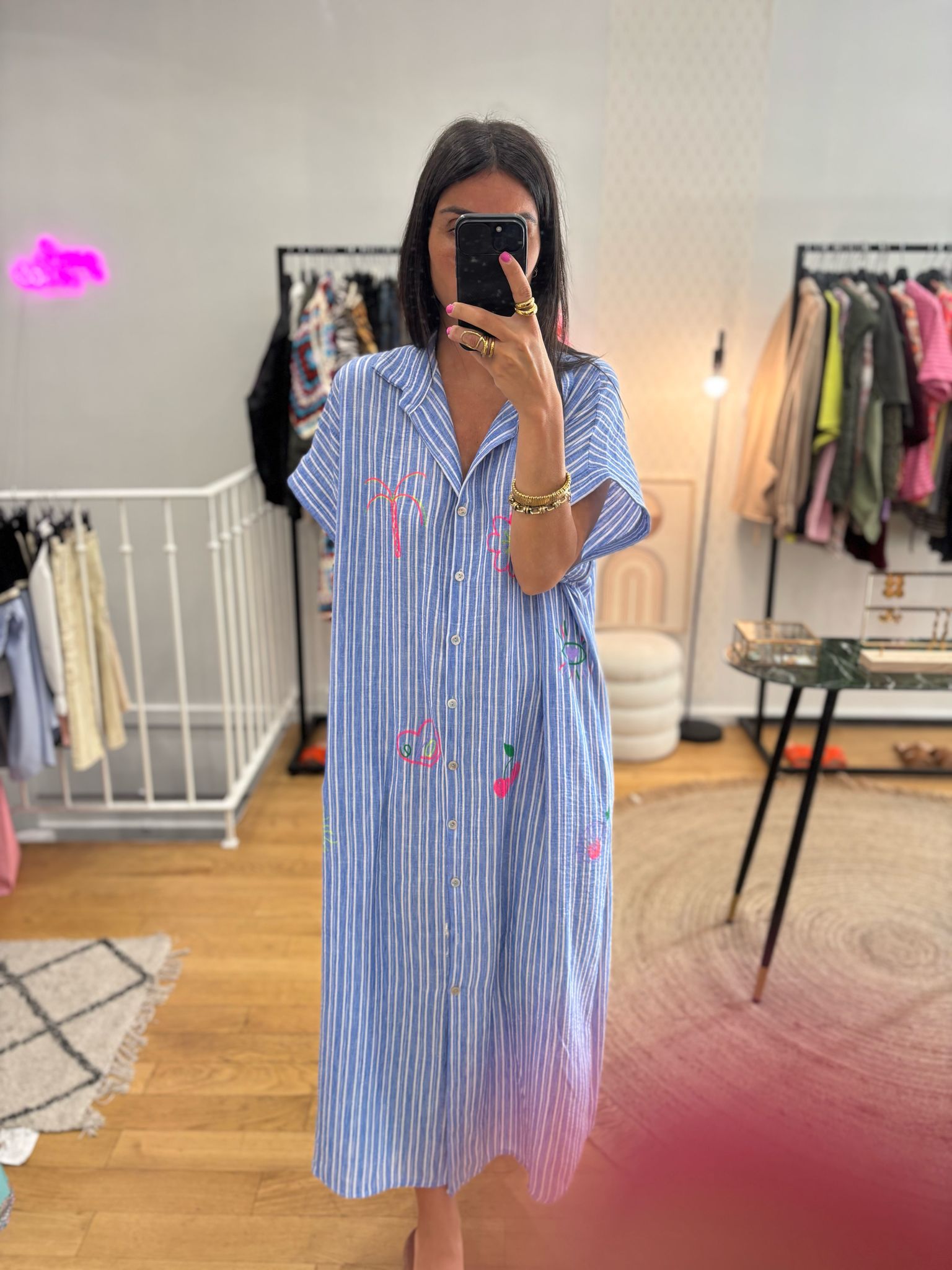Robe « Lennie » bleu