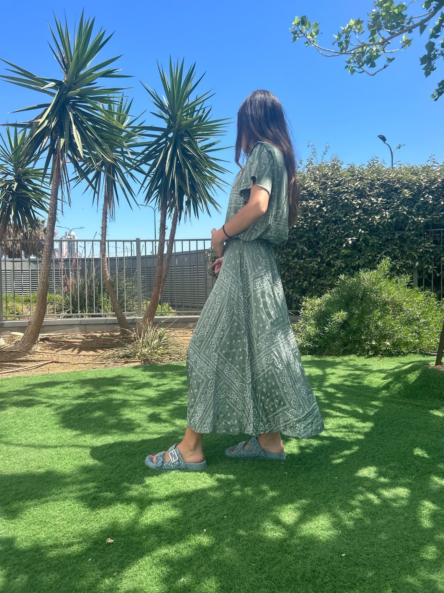 Jupe « Lucie » kaki