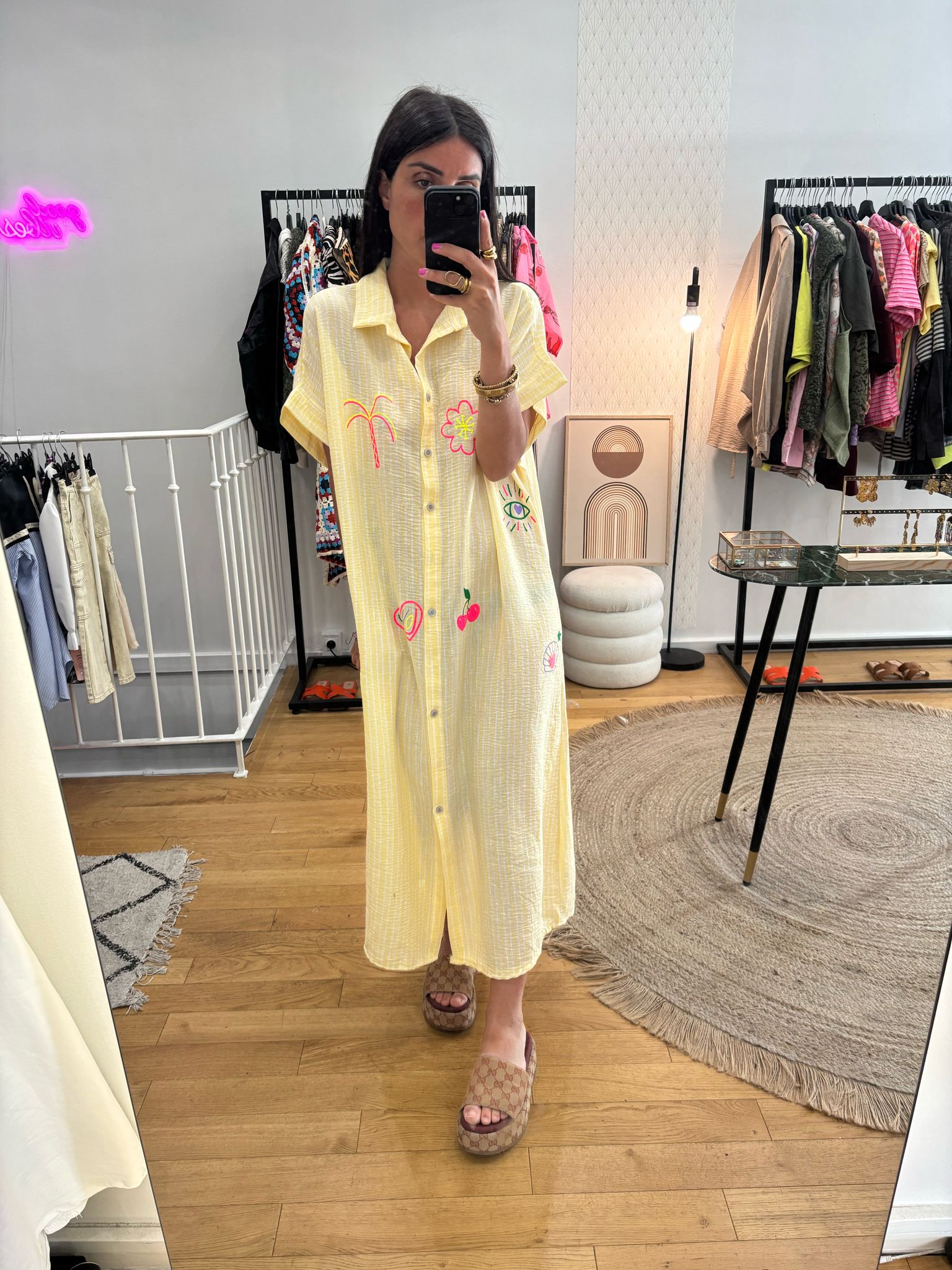 Robe « Lennie » jaune