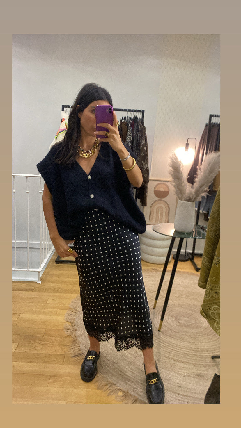 Jupe « Jade » noir