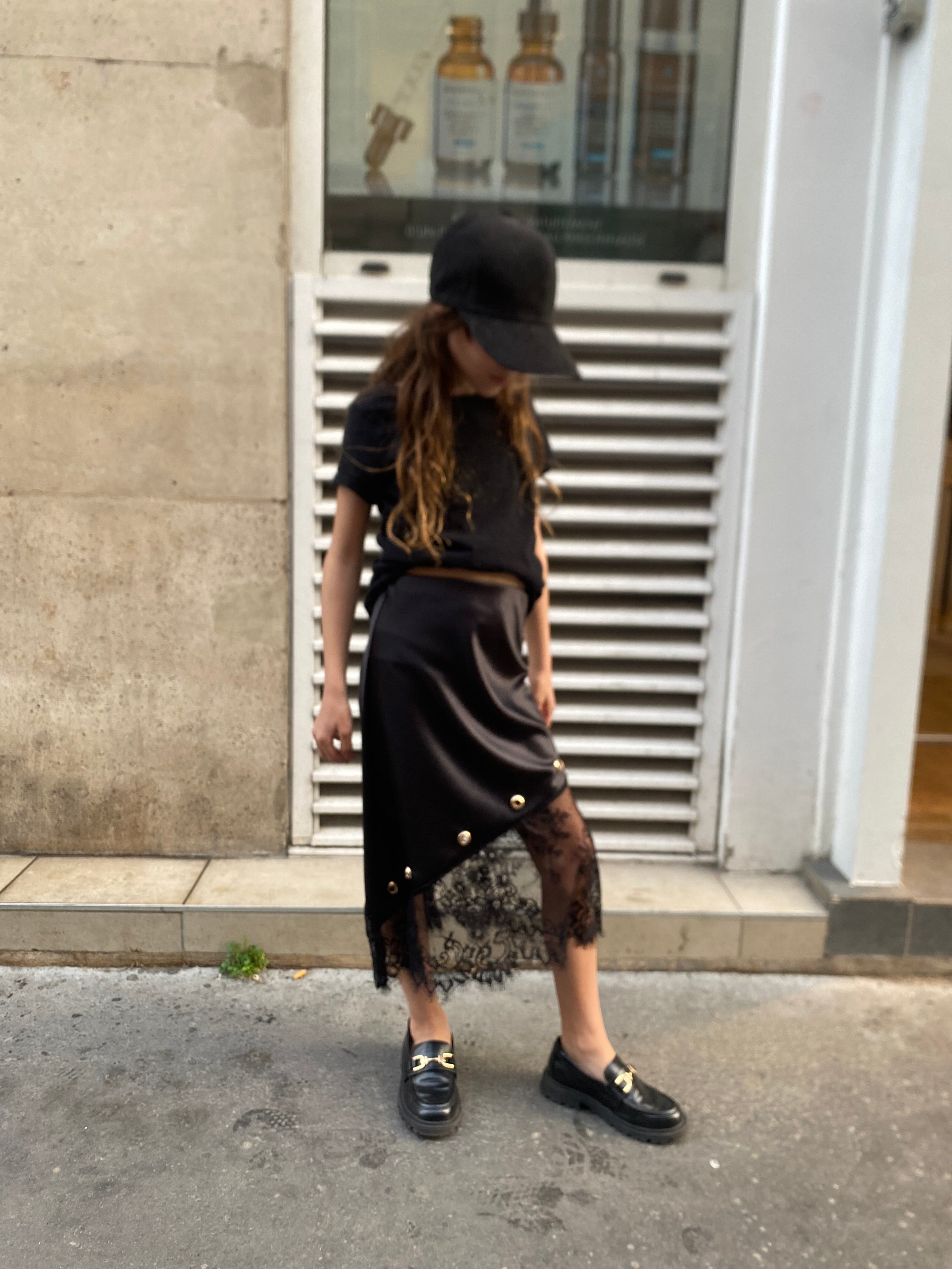 Jupe œillet enfant « Lola » noir
