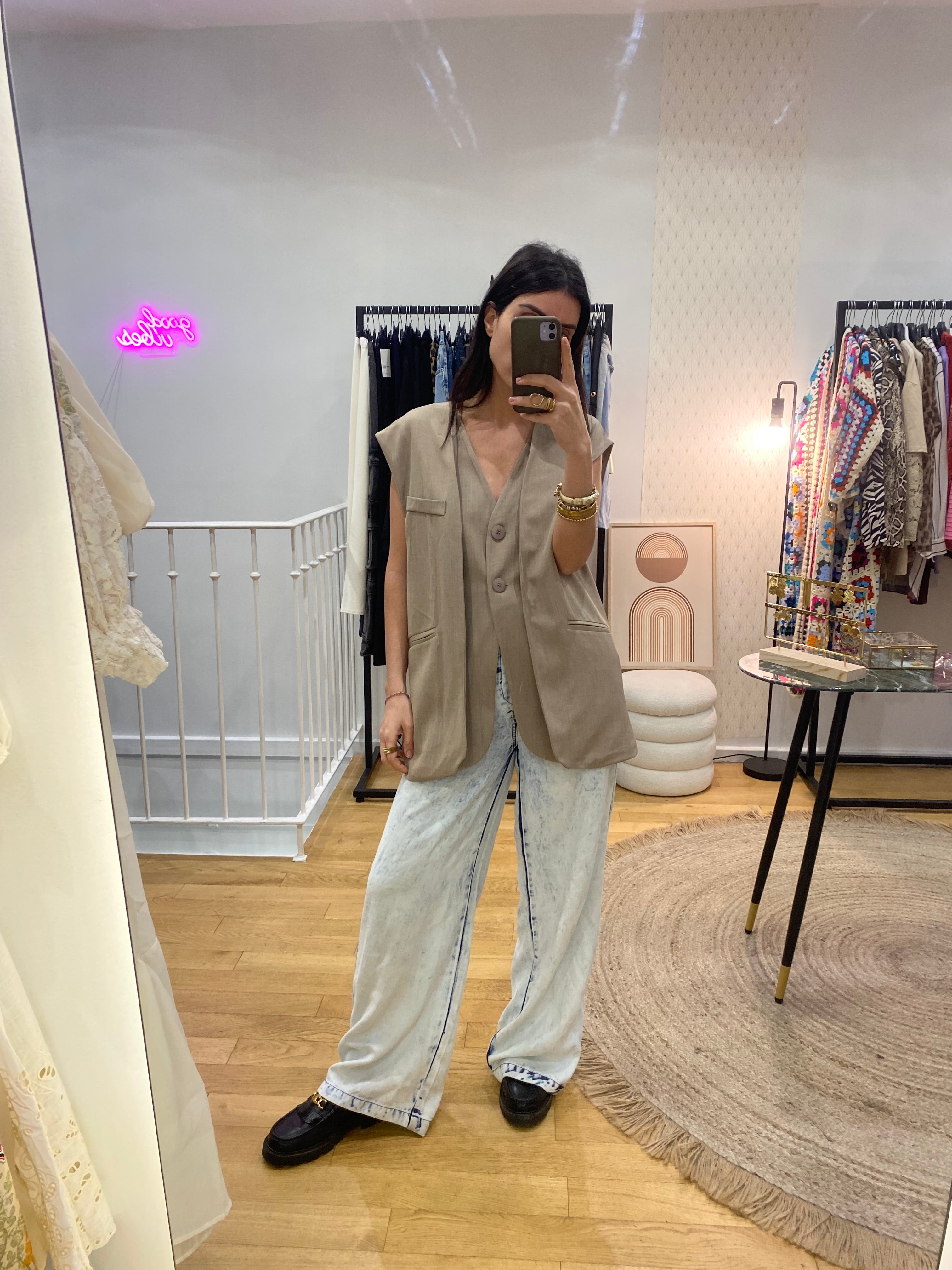 Veste « Liza » taupe