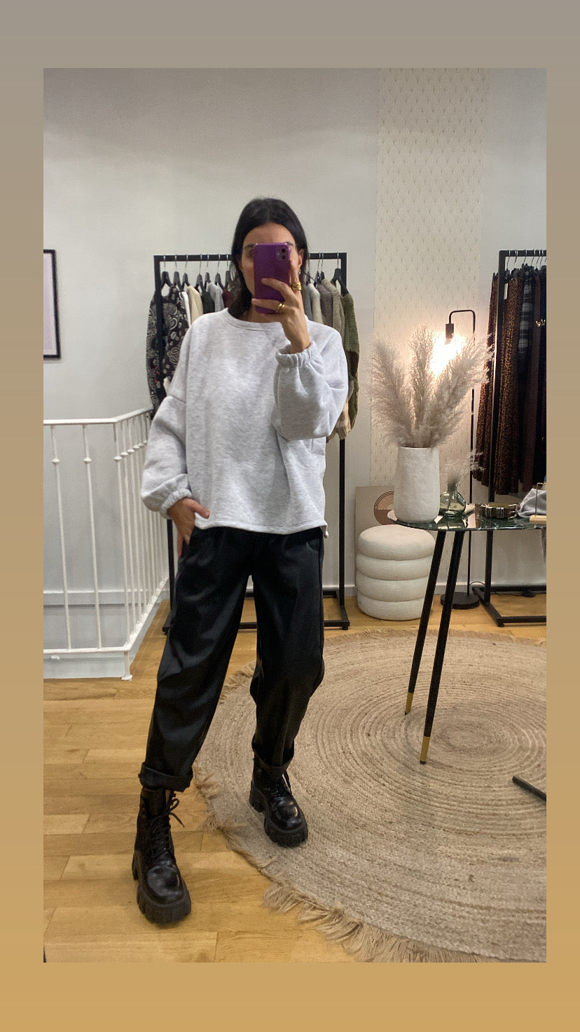 Pull « Copine » bleu marine