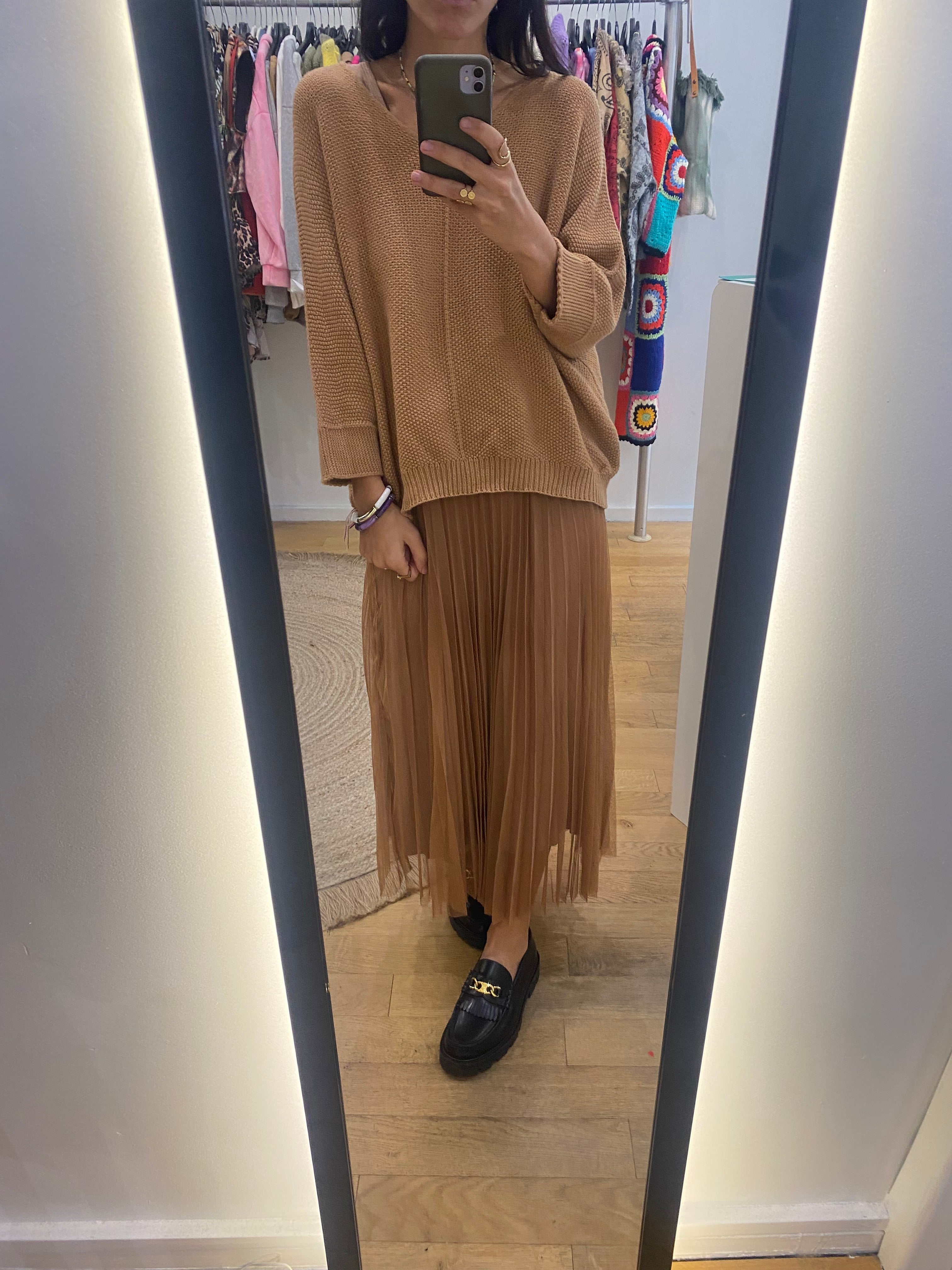 Robe 2 en 1 « Tali » camel